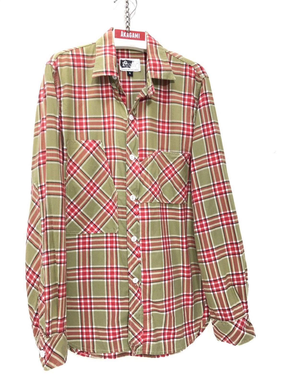 Engineered Garments ✨Engineered Garment Button Shirt 26🟩 Size US S / EU 44-46 / 1 - 2 Thumbnail