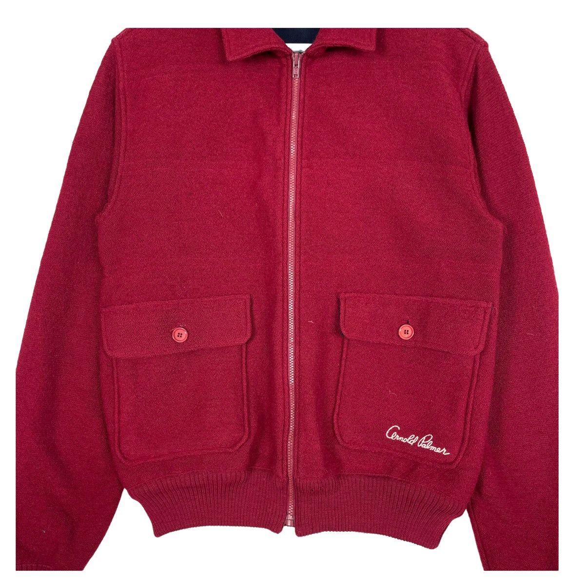 💥80s ARNOLD PALMER HYBRID RIOT ZIPPER JACKET