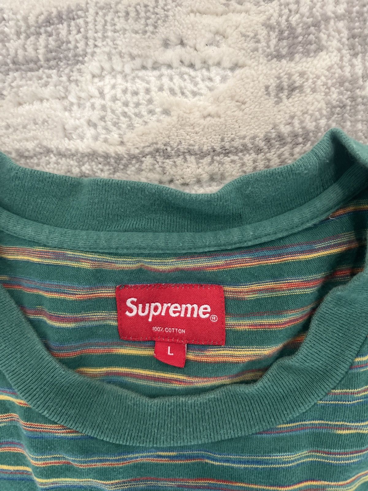 Supreme Supreme green network tee Size US L / EU 52-54 / 3 - 2 Thumbnail