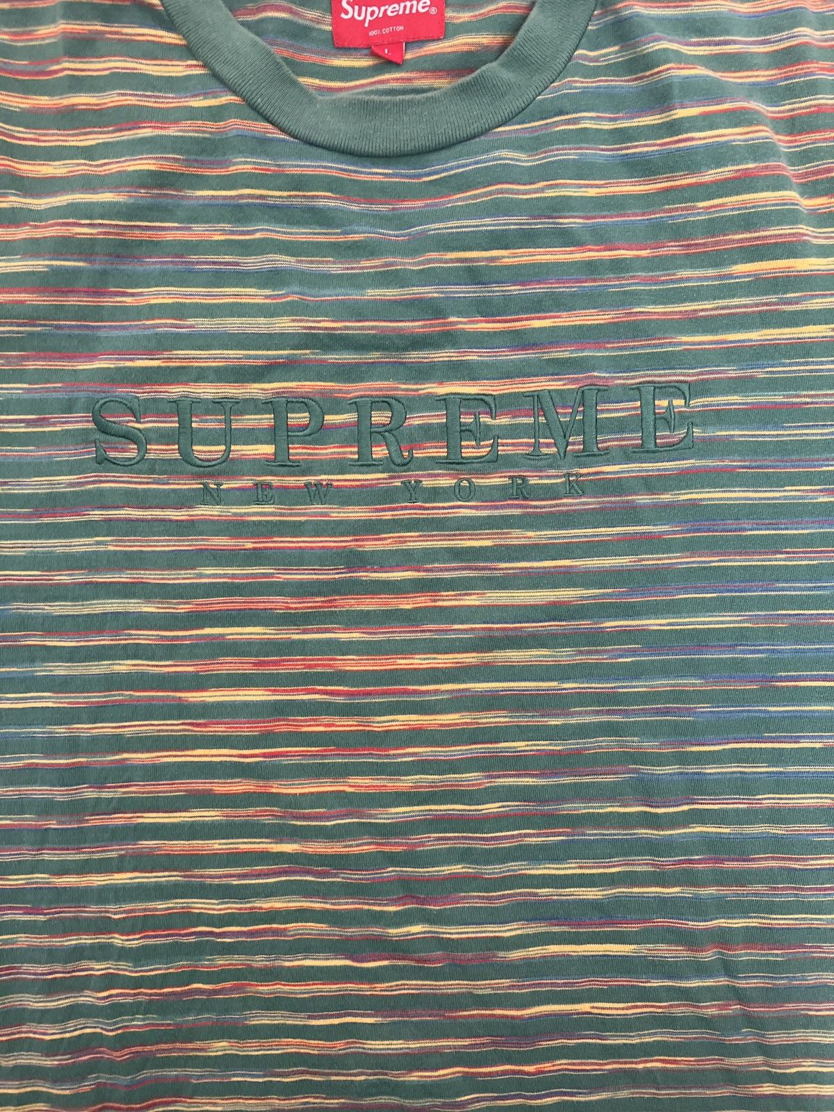 Supreme Supreme green network tee Size US L / EU 52-54 / 3 - 3 Thumbnail