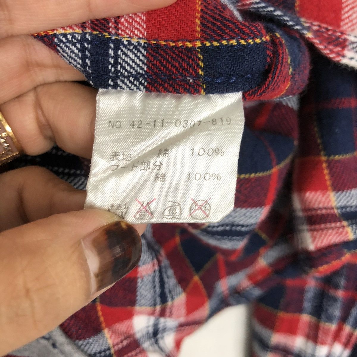Beams Plus × Flannel × Japanese Brand 💥BEAMS JAPAN FLANNEL BUTTON SHIRT Size US M / EU 48-50 / 2 - 9 Thumbnail