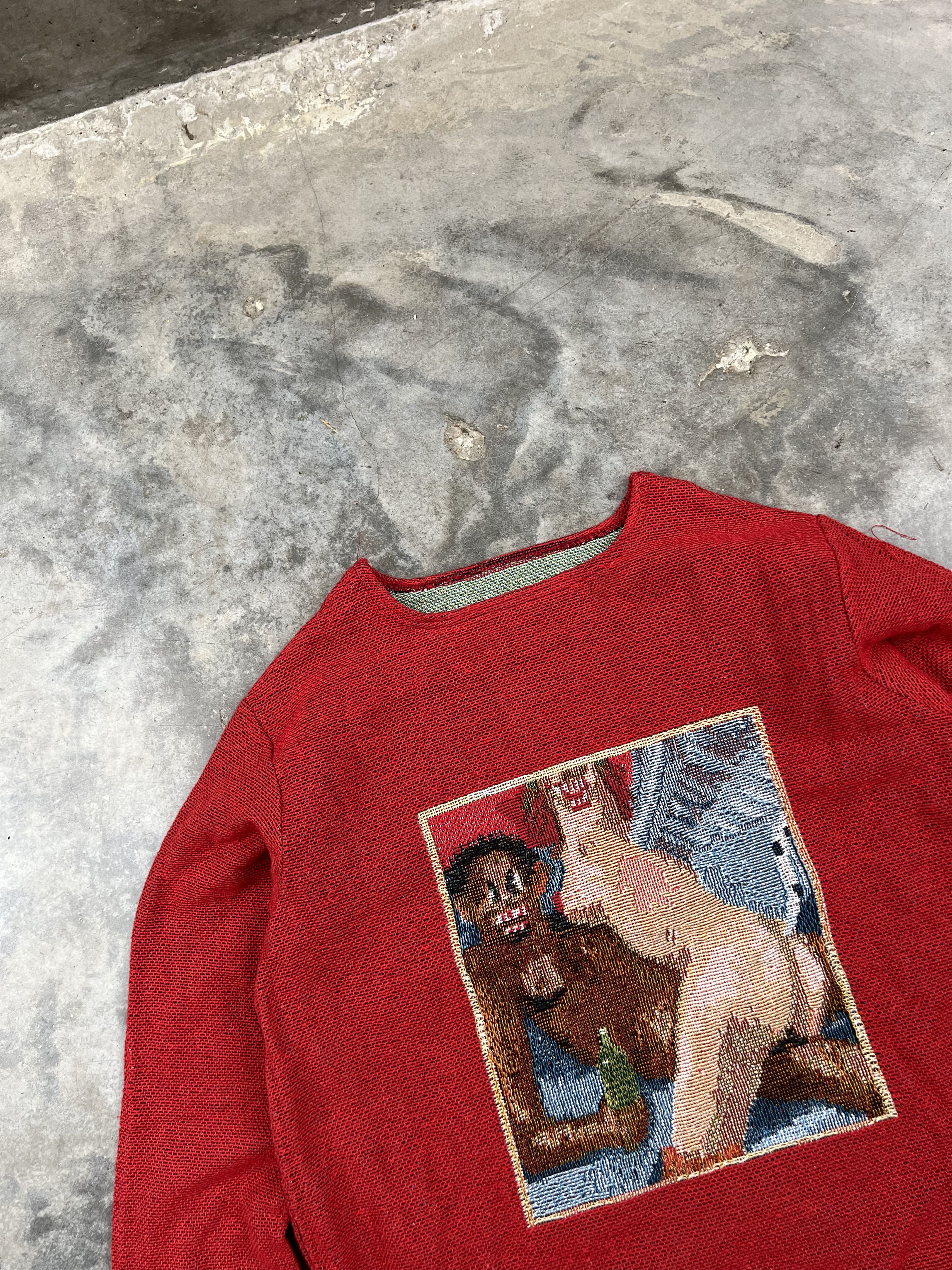 Other Kanye West My Dark Twisted Fantasy Knitted Album Sweater Size US M / EU 48-50 / 2 - 2 Thumbnail