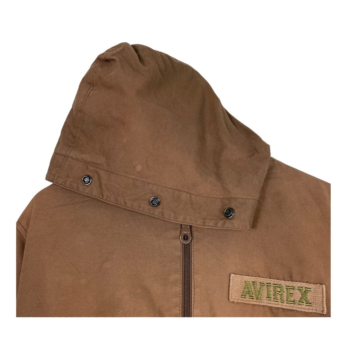 Avirex × Japanese Brand SICK💥AVIREX SUNFADED HOODIE BOMBER JACKET Size US L / EU 52-54 / 3 - 7 Thumbnail