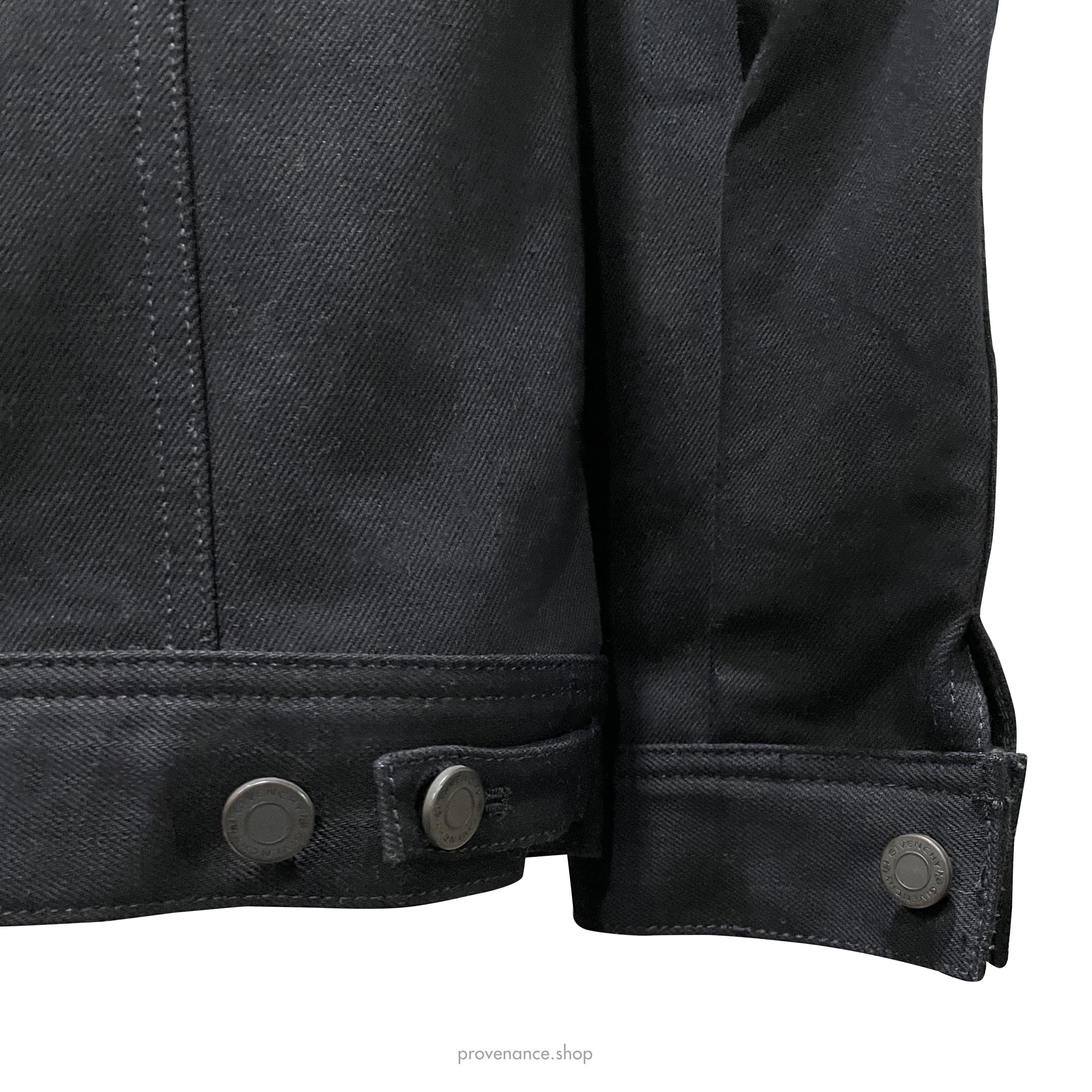 Givenchy 🔴 Givenchy Star-Studded Denim Jacket - Black Size US S / EU 44-46 / 1 - 10 Thumbnail