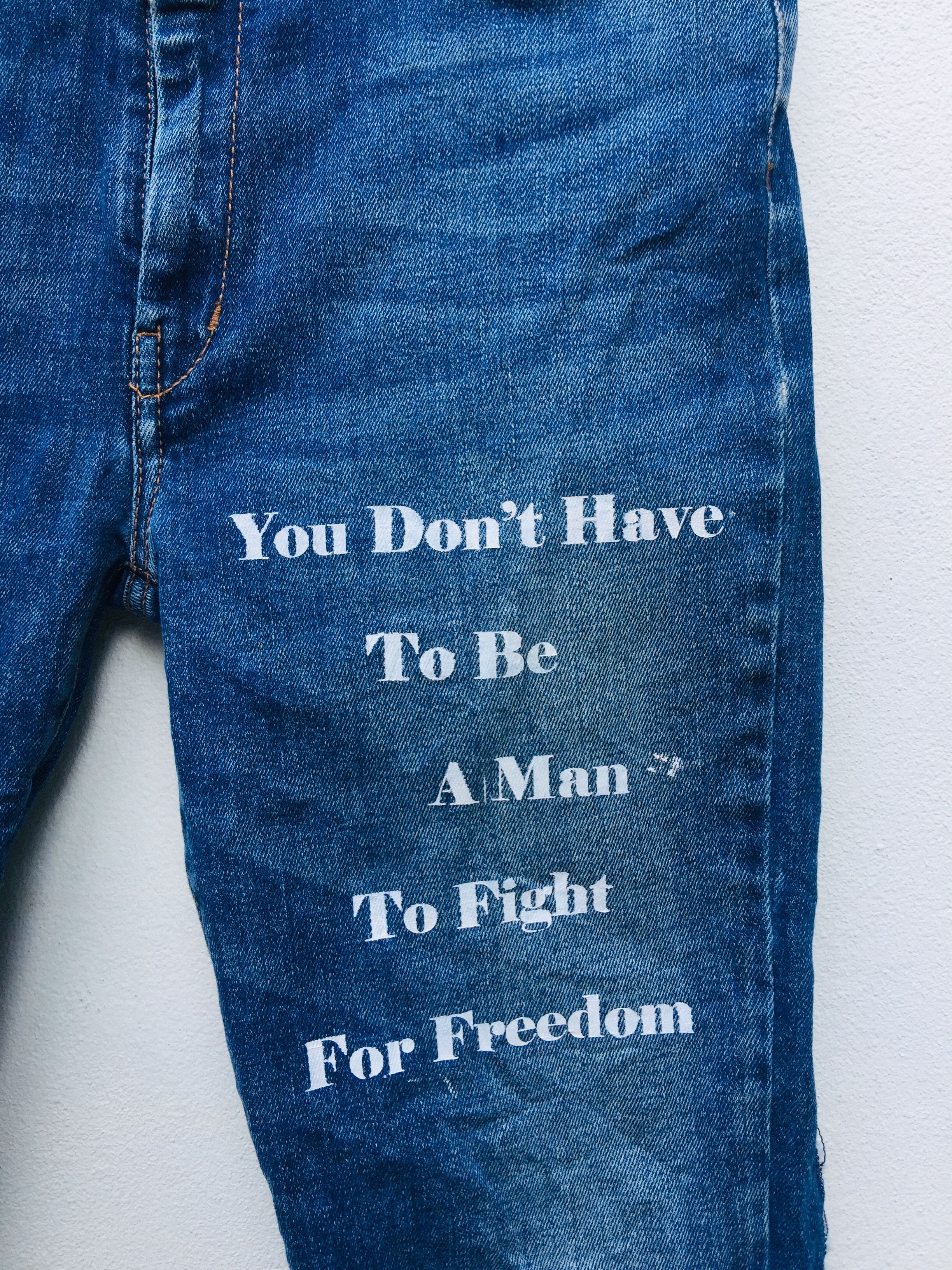 Japanese Brand × Vintage Vintage Max Mara Distressed Custom Travis Scott Style Size 29" - 6 Thumbnail