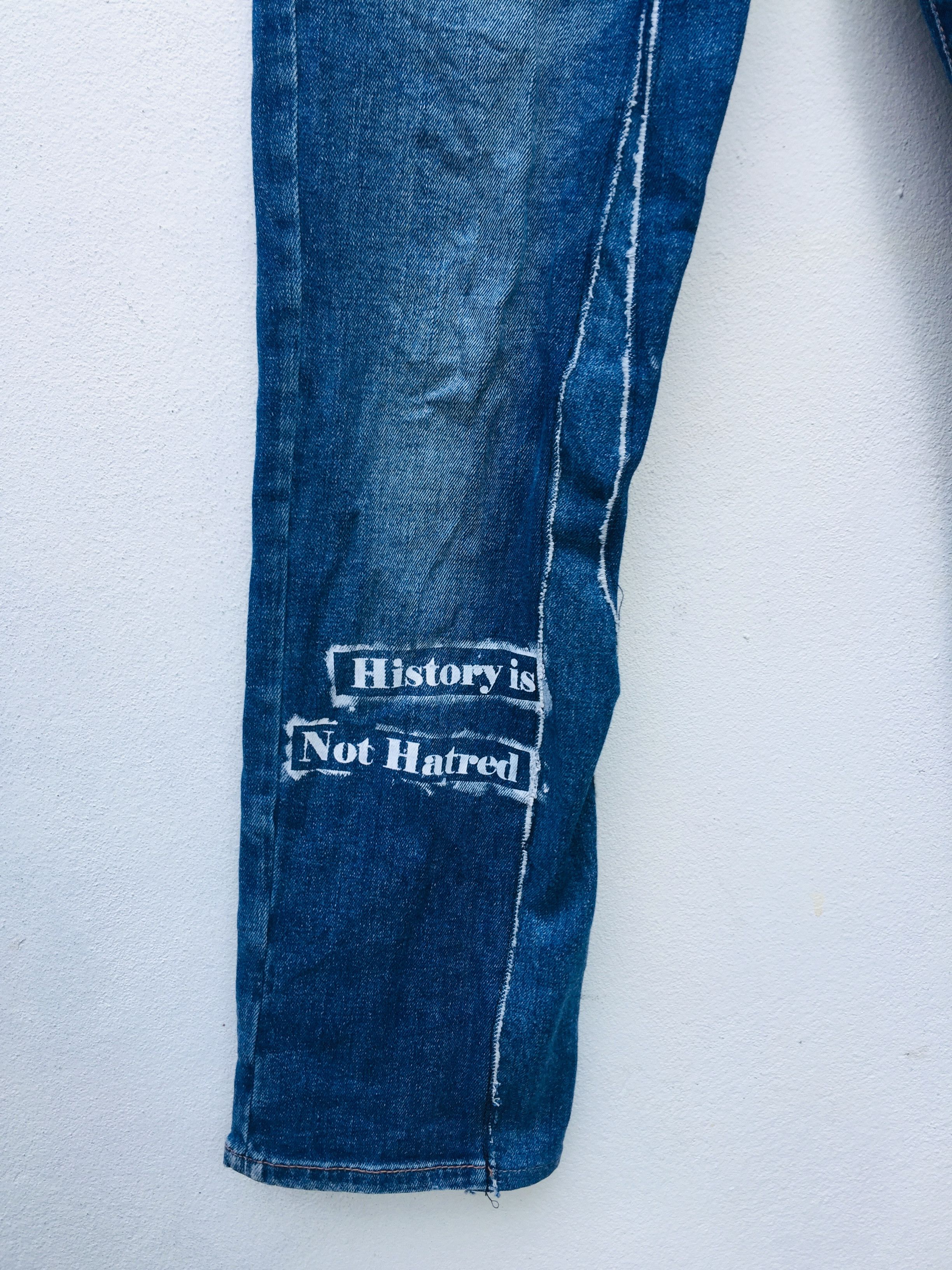 Japanese Brand × Vintage Vintage Max Mara Distressed Custom Travis Scott Style Size 29" - 7 Thumbnail