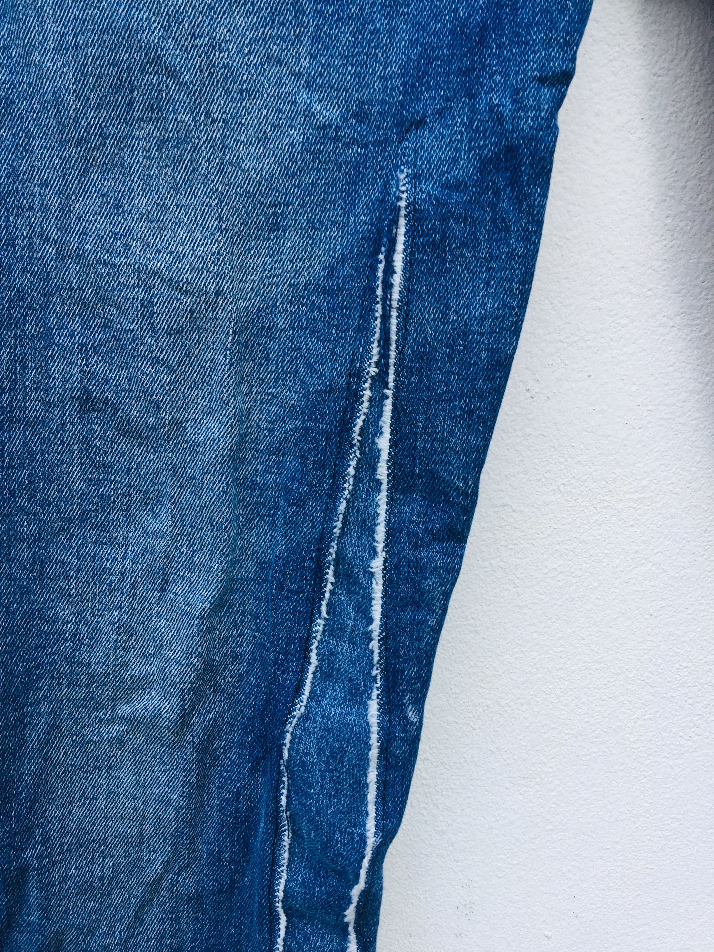 Japanese Brand × Vintage Vintage Max Mara Distressed Custom Travis Scott Style Size 29" - 8 Thumbnail