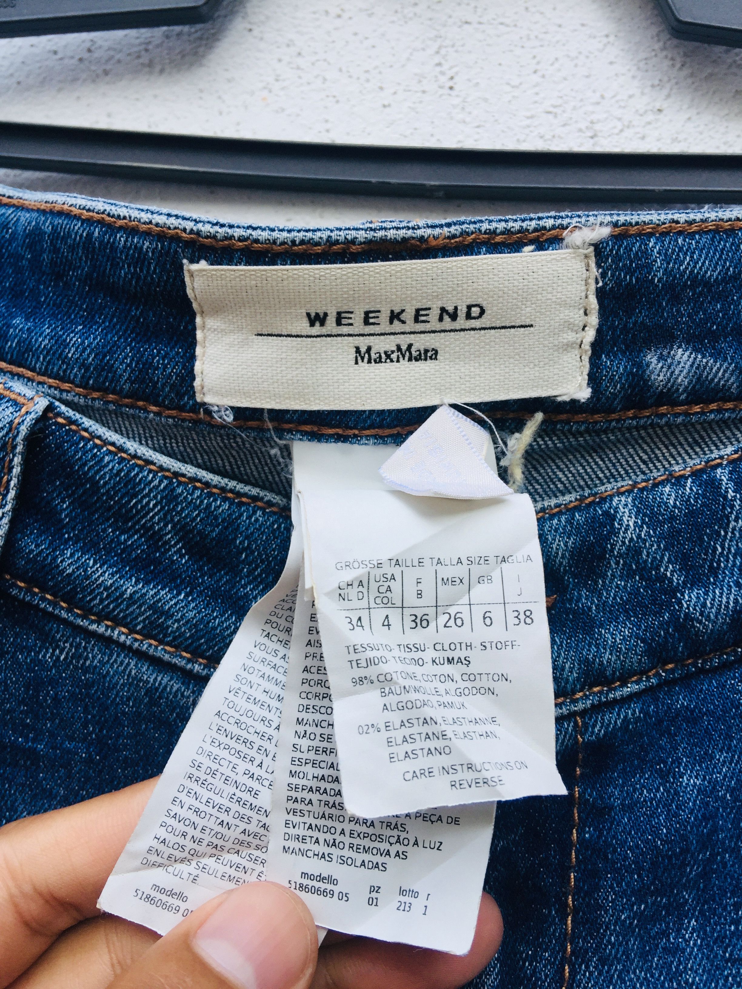Japanese Brand × Vintage Vintage Max Mara Distressed Custom Travis Scott Style Size 29" - 11 Thumbnail