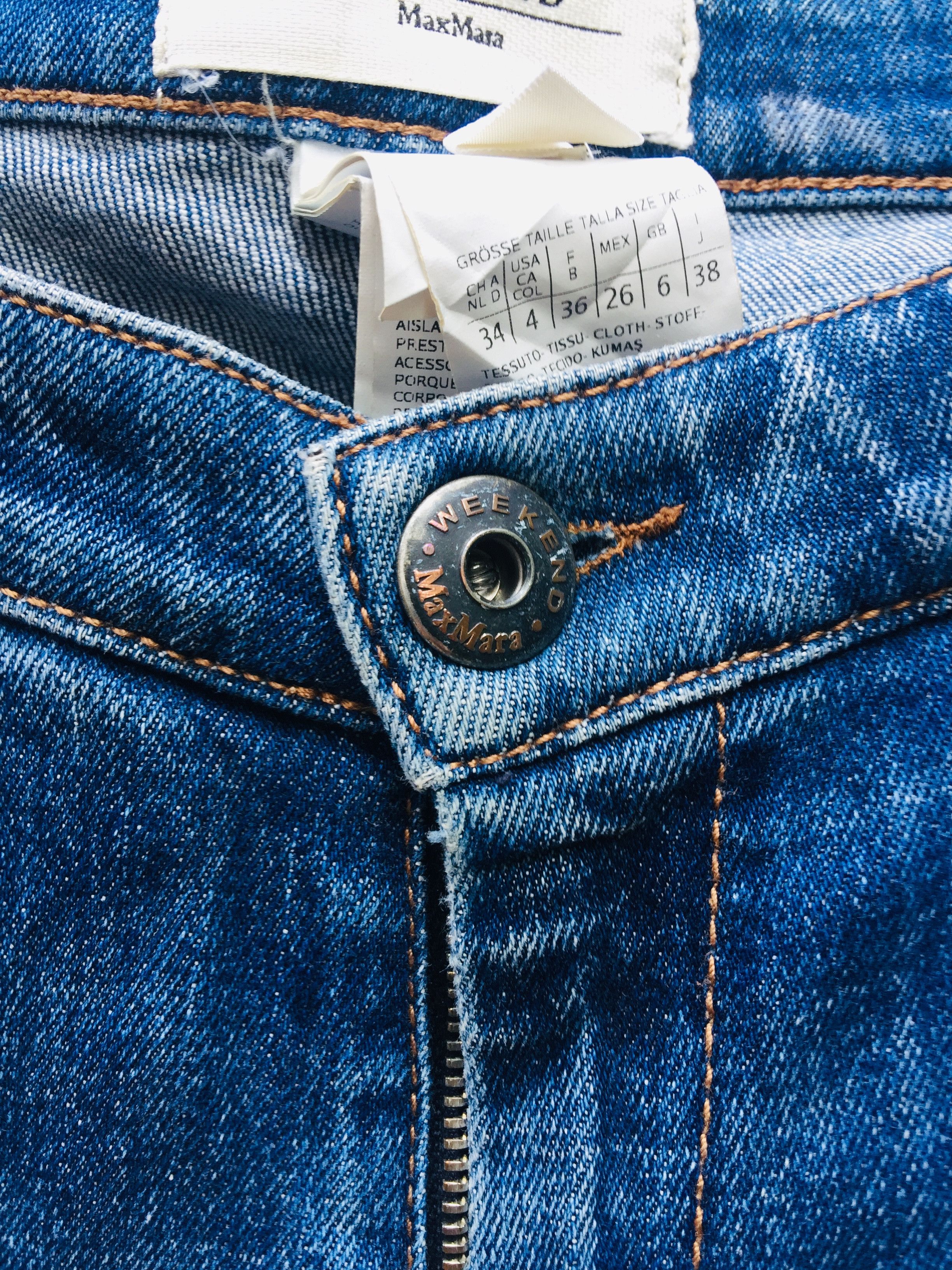 Japanese Brand × Vintage Vintage Max Mara Distressed Custom Travis Scott Style Size 29" - 10 Thumbnail