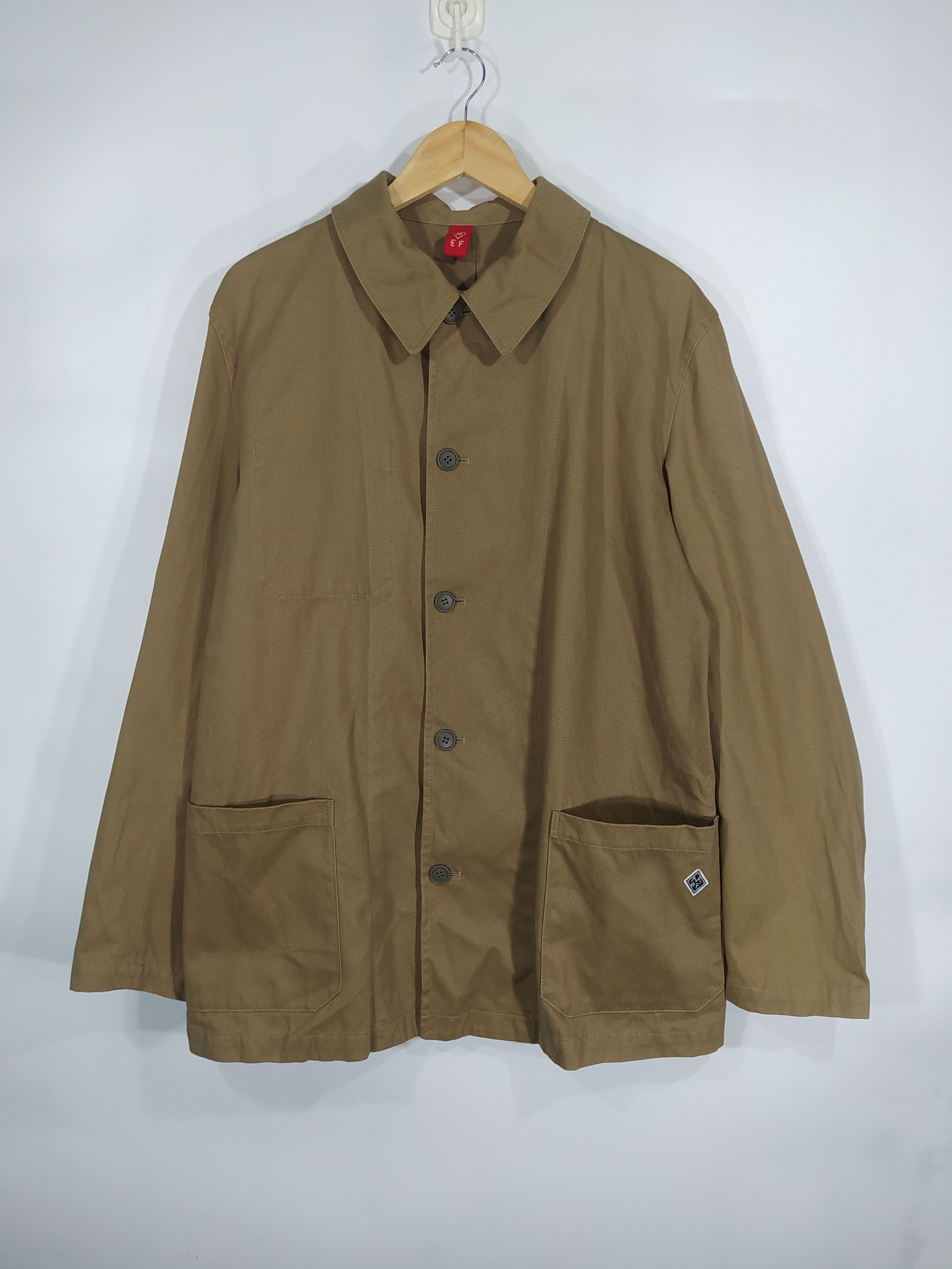 Japanese Brand Japanese brand MEF Chore Cotton Jacket Size US M / EU 48-50 / 2 - 2 Thumbnail