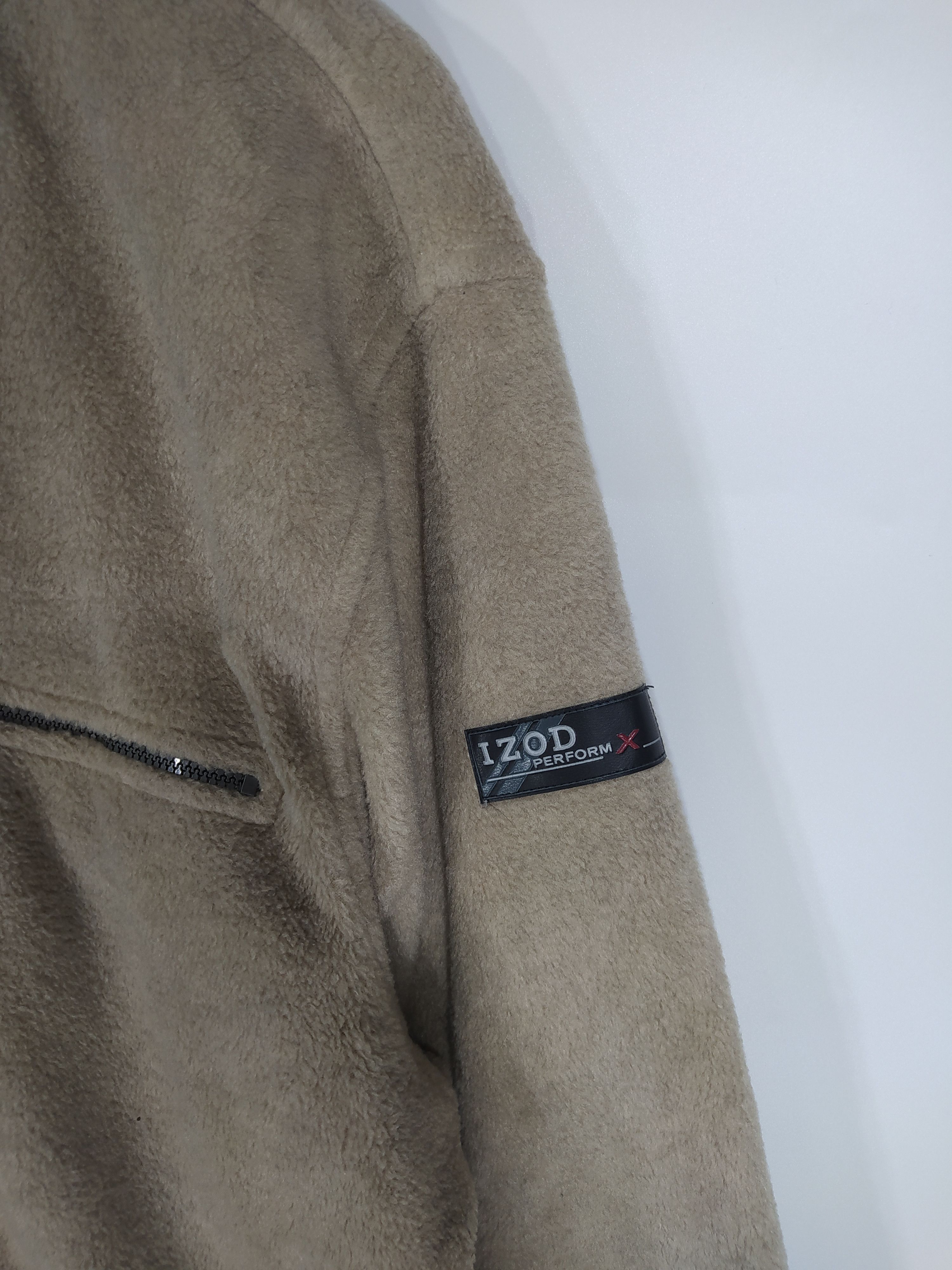 🔥BEST OFFER Vintage Izod Perform Fleece Half Zipped