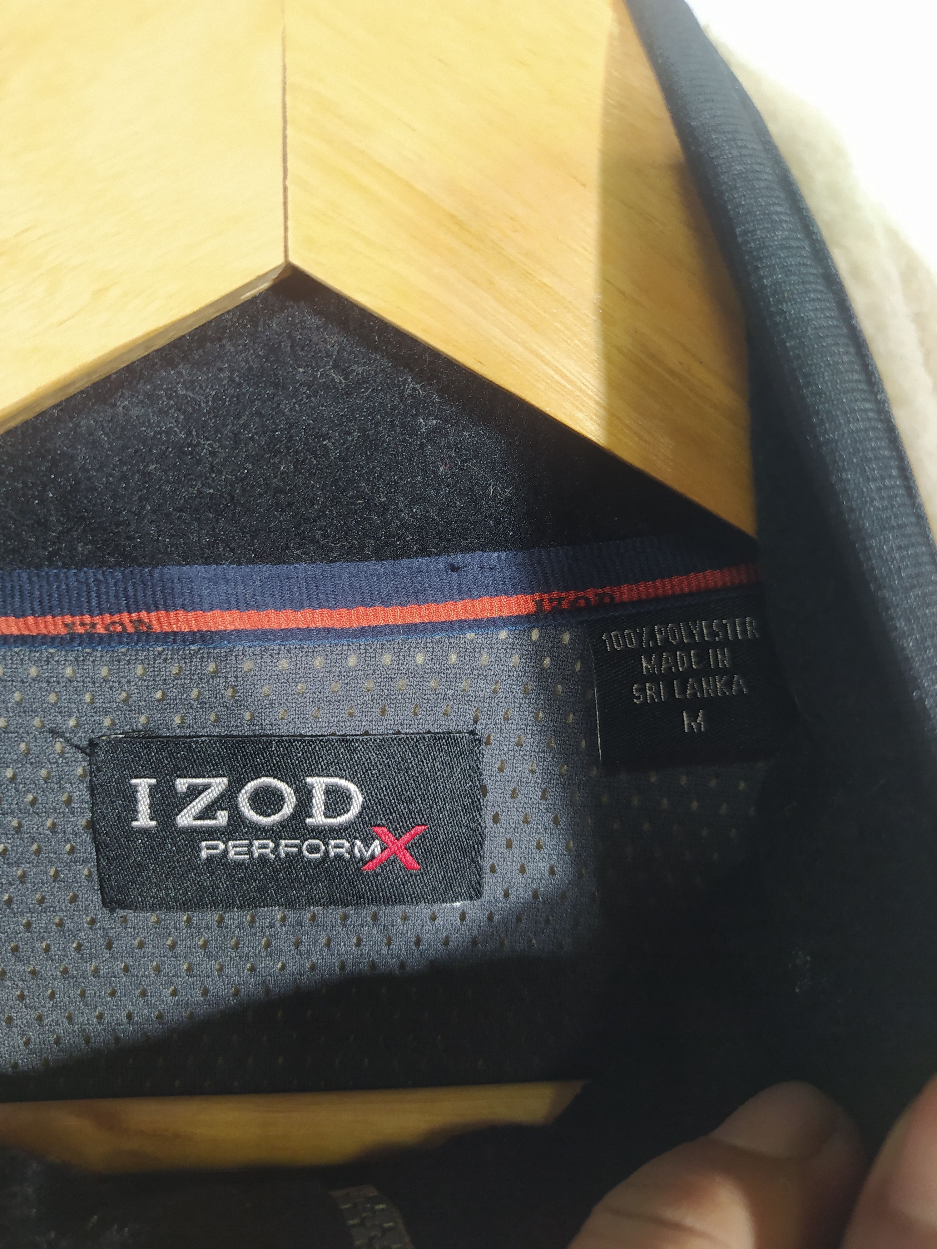 🔥BEST OFFER Vintage Izod Perform Fleece Half Zipped