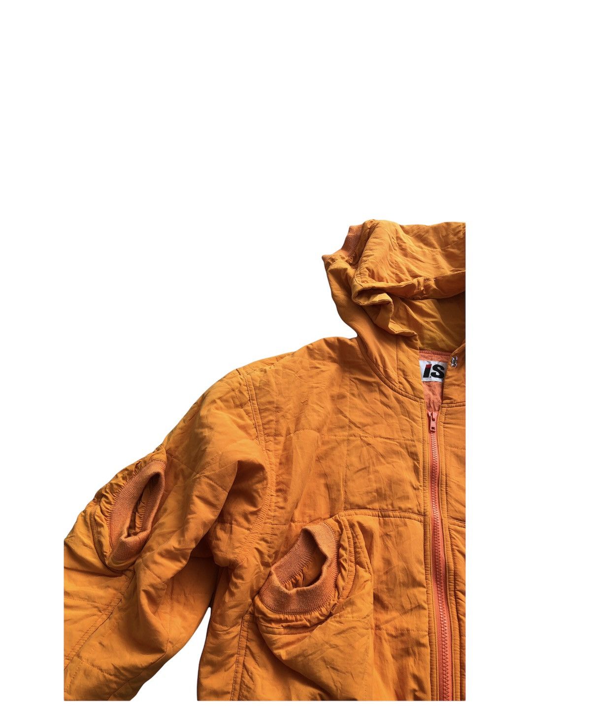 Issey Miyake × Vintage Super Rare IS ISSEY MIYAKE RARE DETAIL BUMBER JACKET 80-90s Size US M / EU 48-50 / 2 - 4 Thumbnail