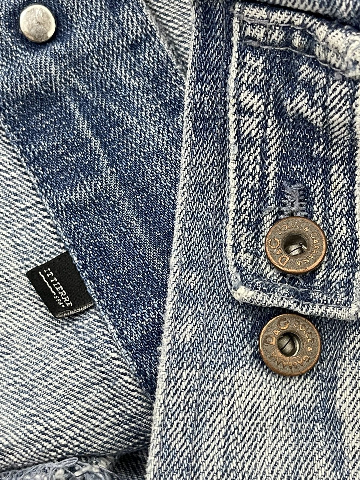 Dolce & Gabbana Distress Patchwork Denim Dolce & Gabbana Italy Vtg 4🟩8 Size US M / EU 48-50 / 2 - 22 Thumbnail