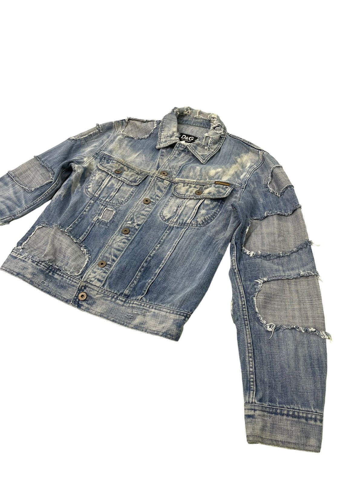 Dolce & Gabbana Distress Patchwork Denim Dolce & Gabbana Italy Vtg 4🟩8 Size US M / EU 48-50 / 2 - 4 Thumbnail