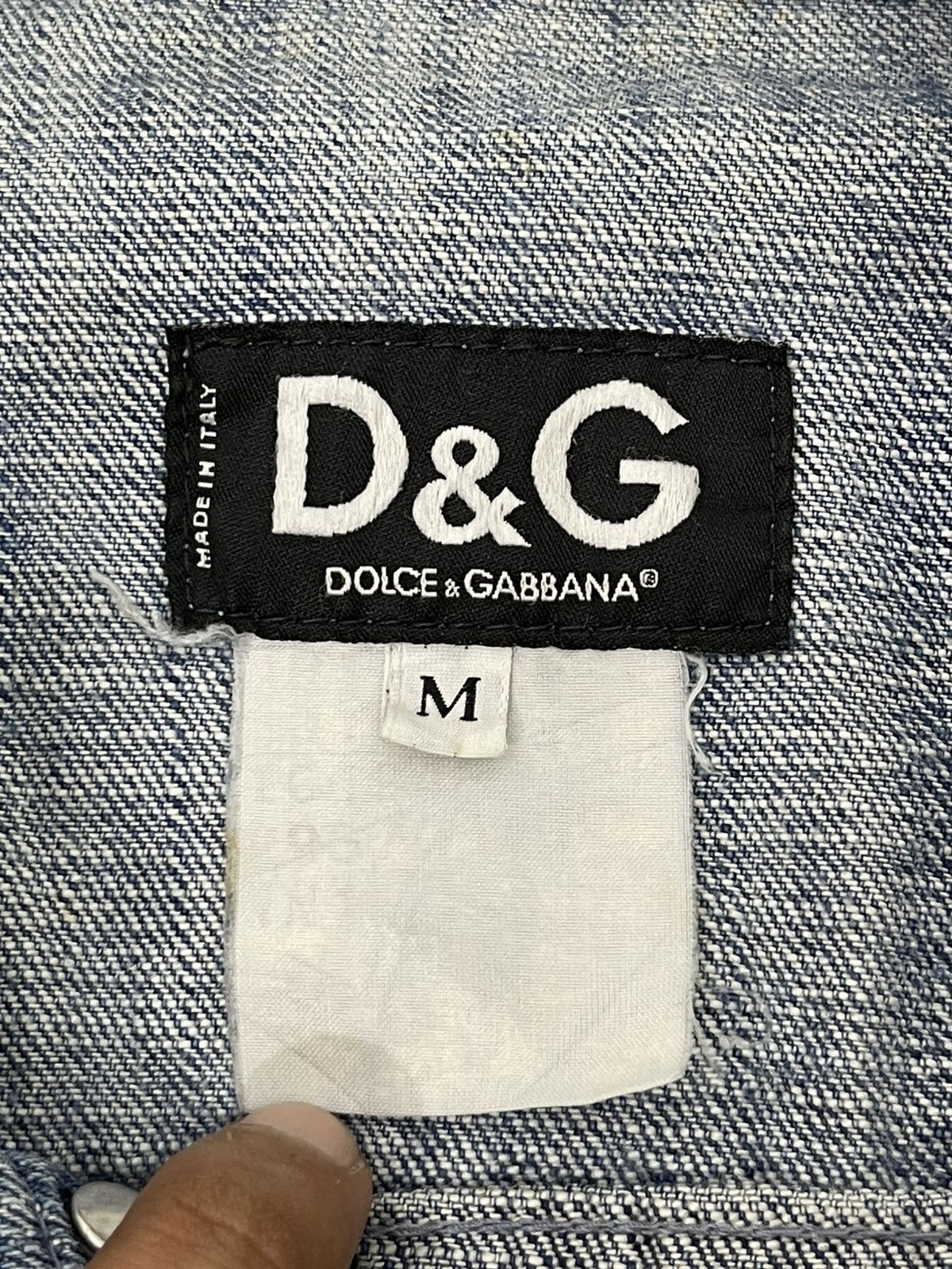 Dolce & Gabbana Distress Patchwork Denim Dolce & Gabbana Italy Vtg 4🟩8 Size US M / EU 48-50 / 2 - 21 Thumbnail