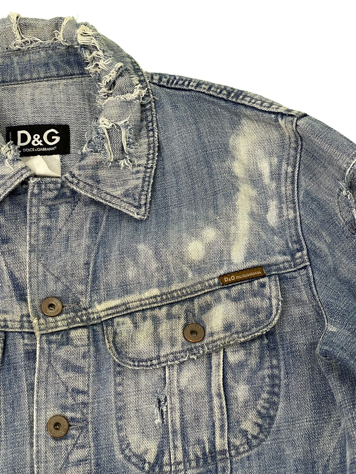 Dolce & Gabbana Distress Patchwork Denim Dolce & Gabbana Italy Vtg 4🟩8 Size US M / EU 48-50 / 2 - 10 Thumbnail