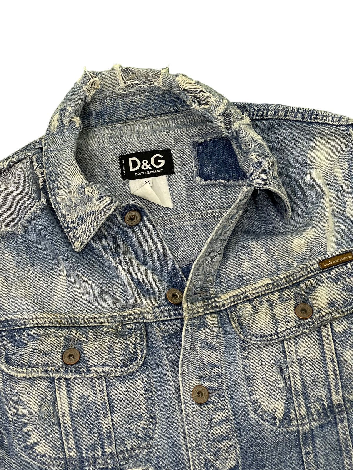 Dolce & Gabbana Distress Patchwork Denim Dolce & Gabbana Italy Vtg 4🟩8 Size US M / EU 48-50 / 2 - 12 Thumbnail