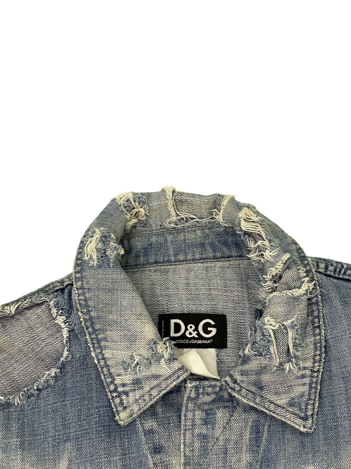 Dolce & Gabbana Distress Patchwork Denim Dolce & Gabbana Italy Vtg 4🟩8 Size US M / EU 48-50 / 2 - 11 Thumbnail