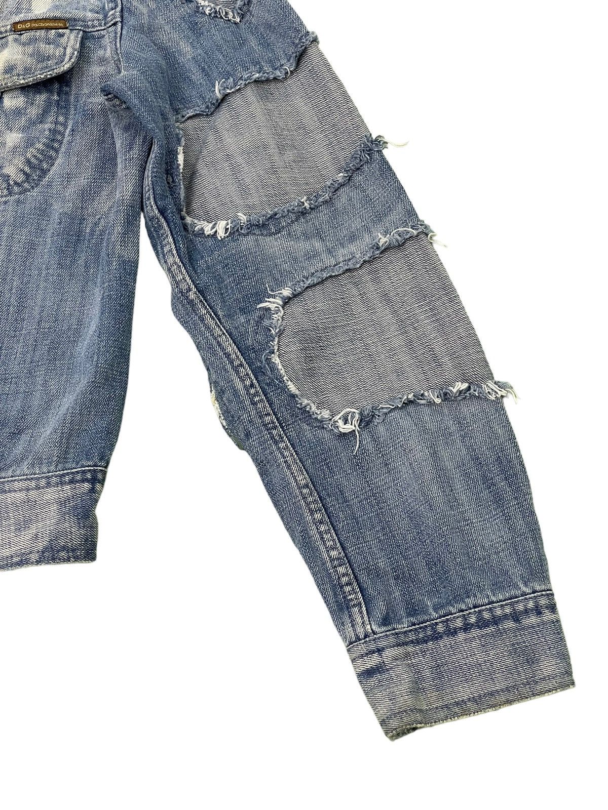 Dolce & Gabbana Distress Patchwork Denim Dolce & Gabbana Italy Vtg 4🟩8 Size US M / EU 48-50 / 2 - 5 Thumbnail