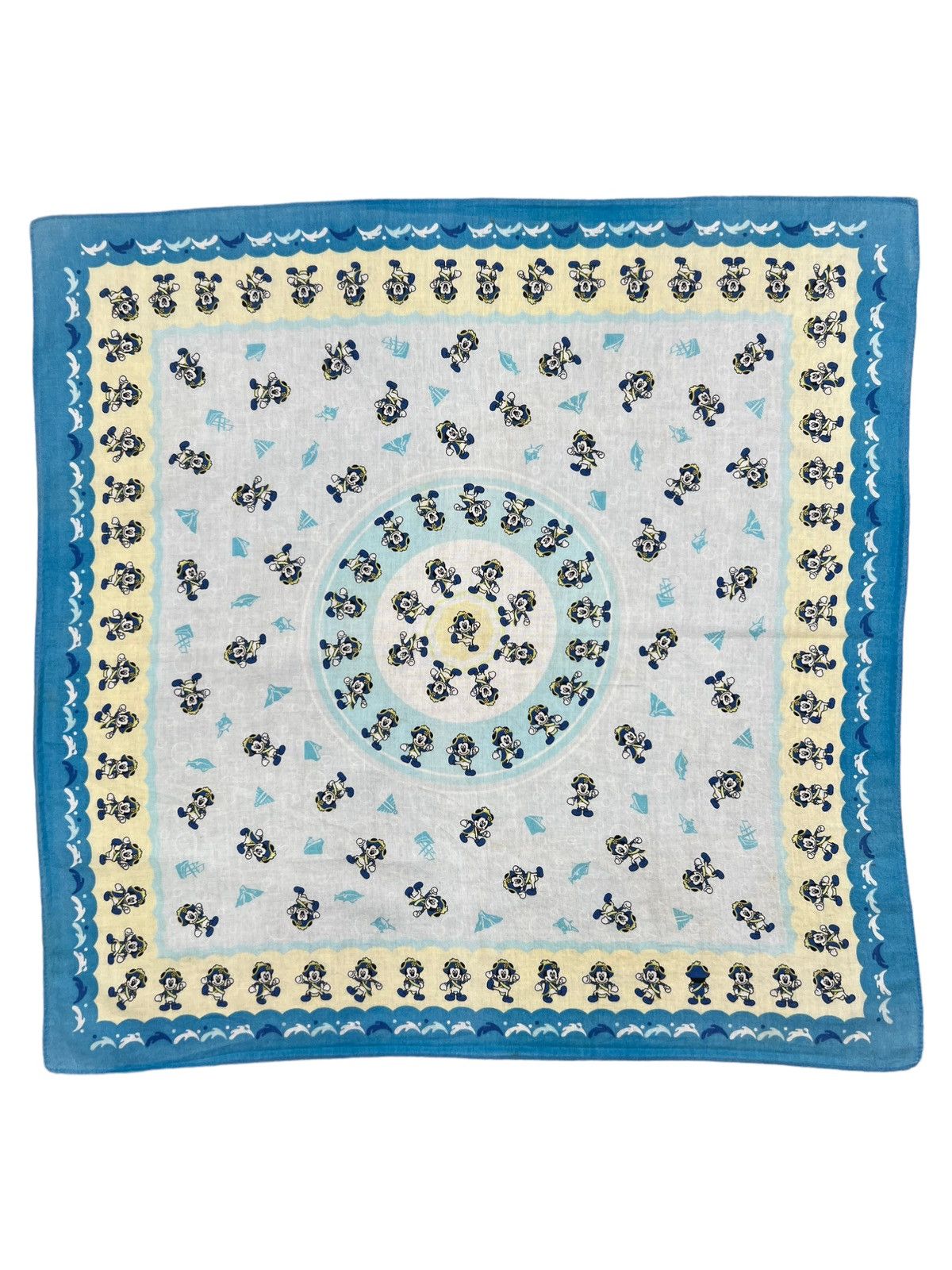 Disney Mickey Mouse Handkerchief Neckerchief Bandana Pocketsquare Size ONE SIZE - 1 Thumbnail