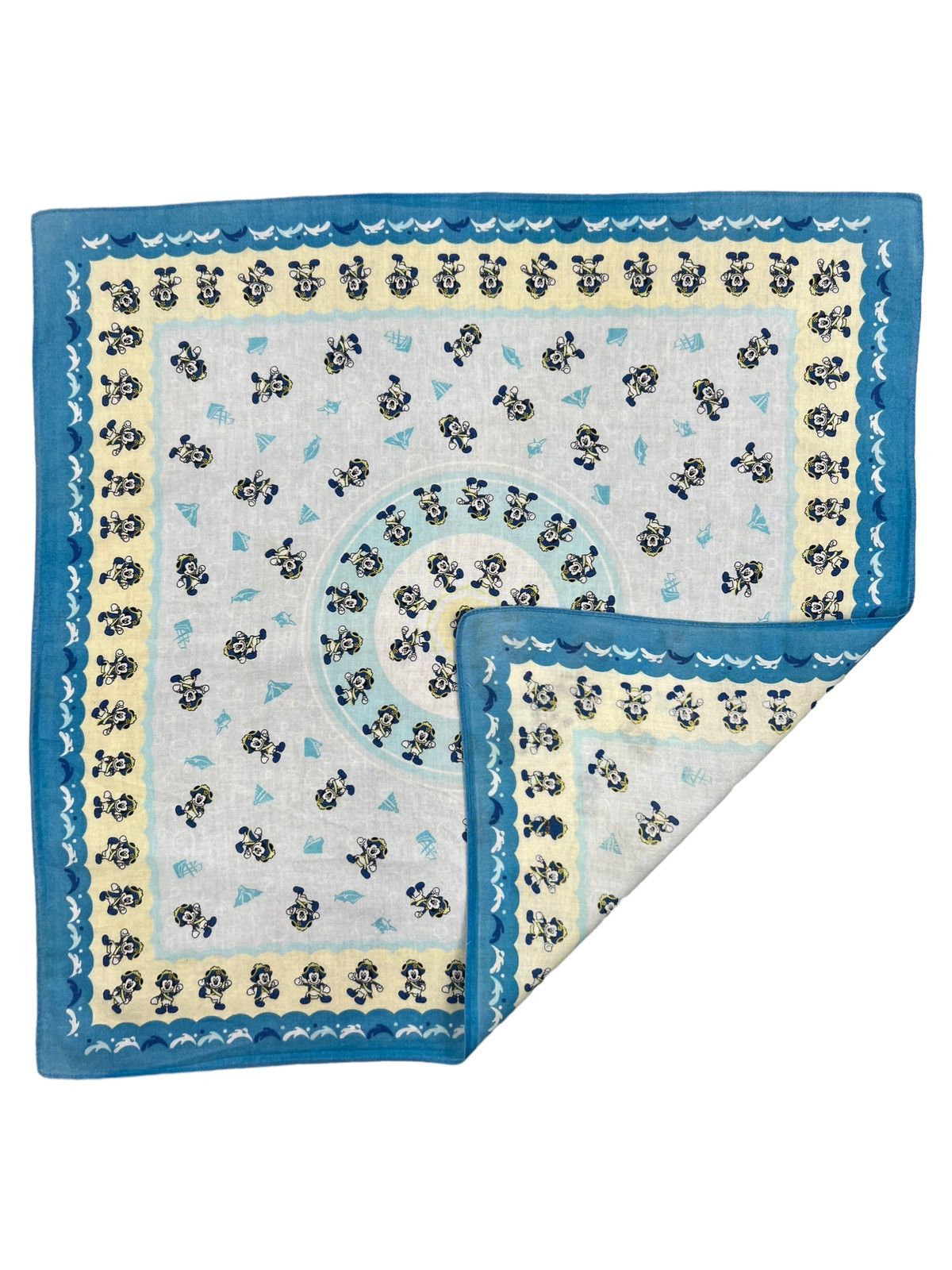 Disney Mickey Mouse Handkerchief Neckerchief Bandana Pocketsquare Size ONE SIZE - 2 Thumbnail