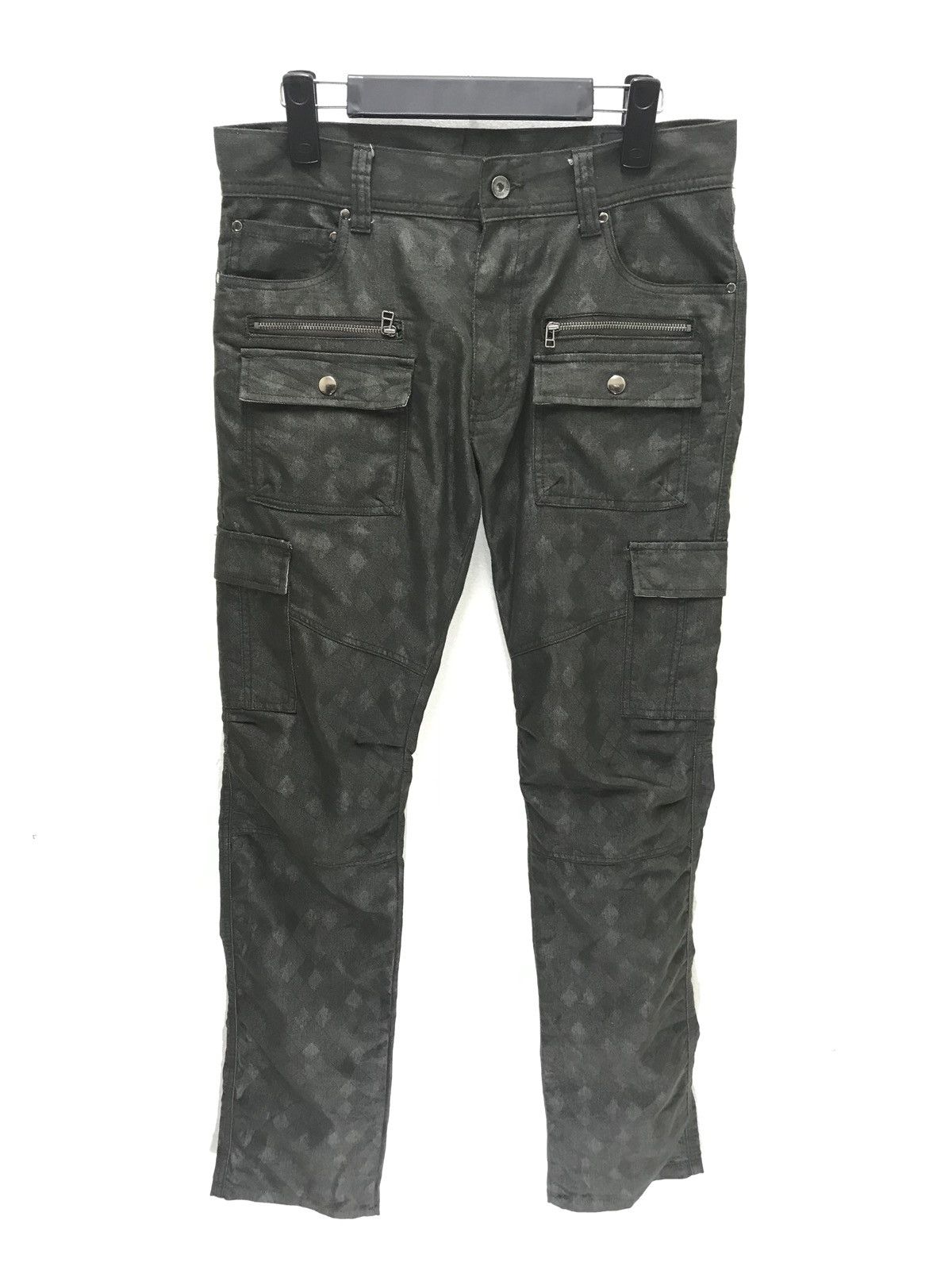 Japanese Brand Japan Brand Semantic Design Cargo Slim Bush Tartan Plaid Size US 30 / EU 46 - 1 Thumbnail