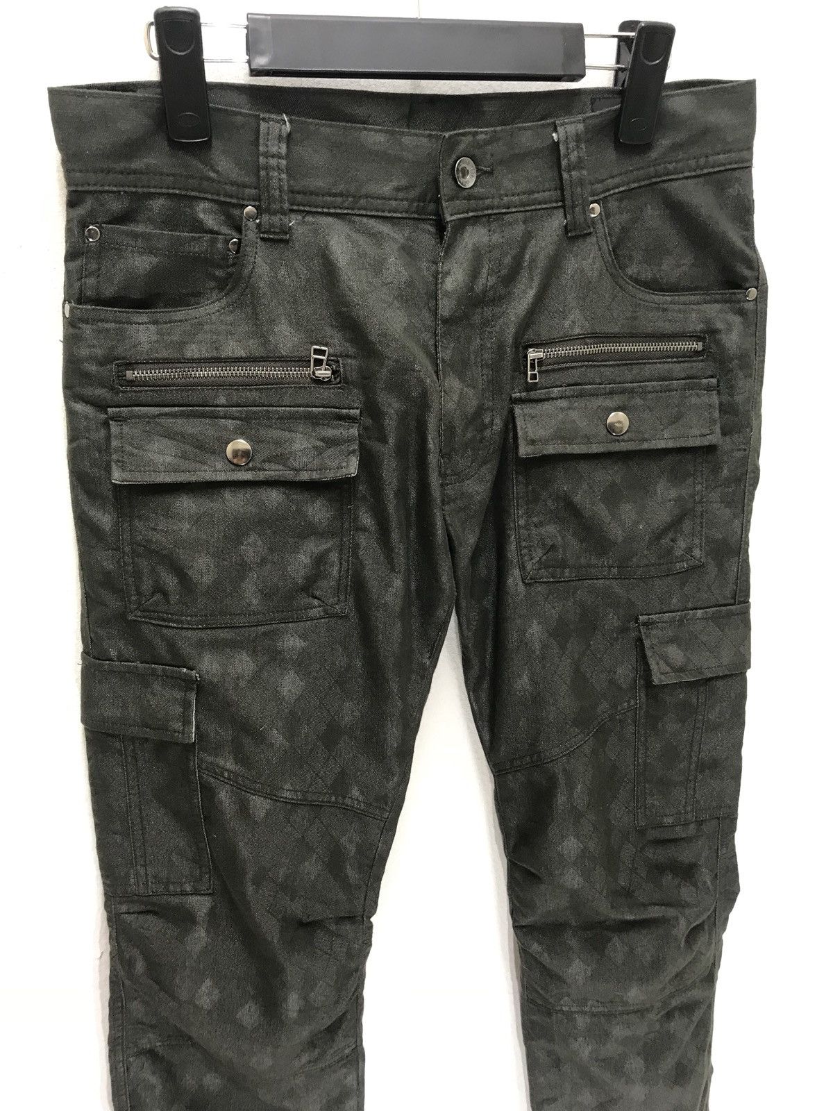 Japanese Brand Japan Brand Semantic Design Cargo Slim Bush Tartan Plaid Size US 30 / EU 46 - 3 Thumbnail