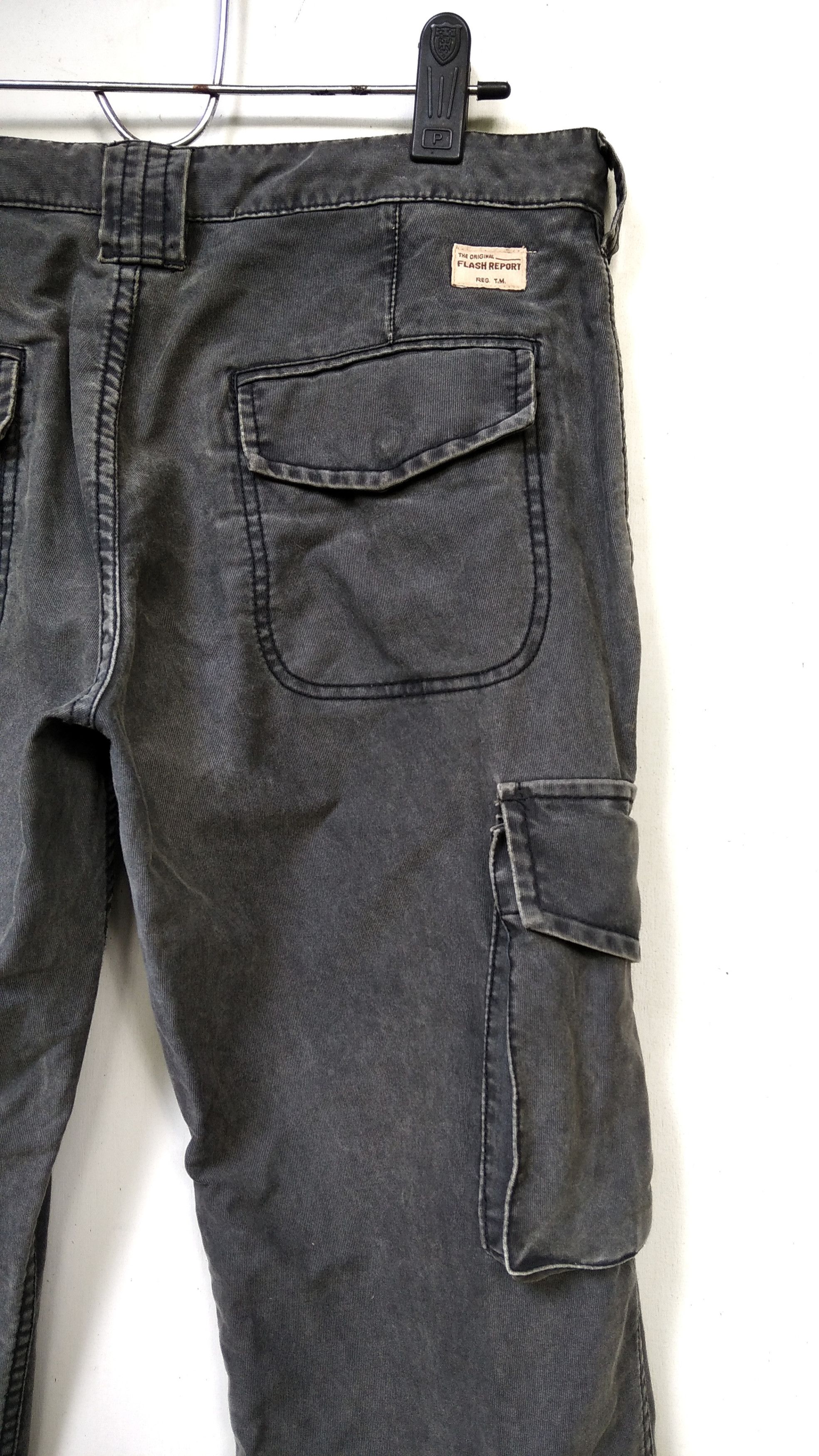 Japanese Brand Military Taktikal Plaid Black Cargo Pant Japanese Designer Size US 35 - 6 Thumbnail