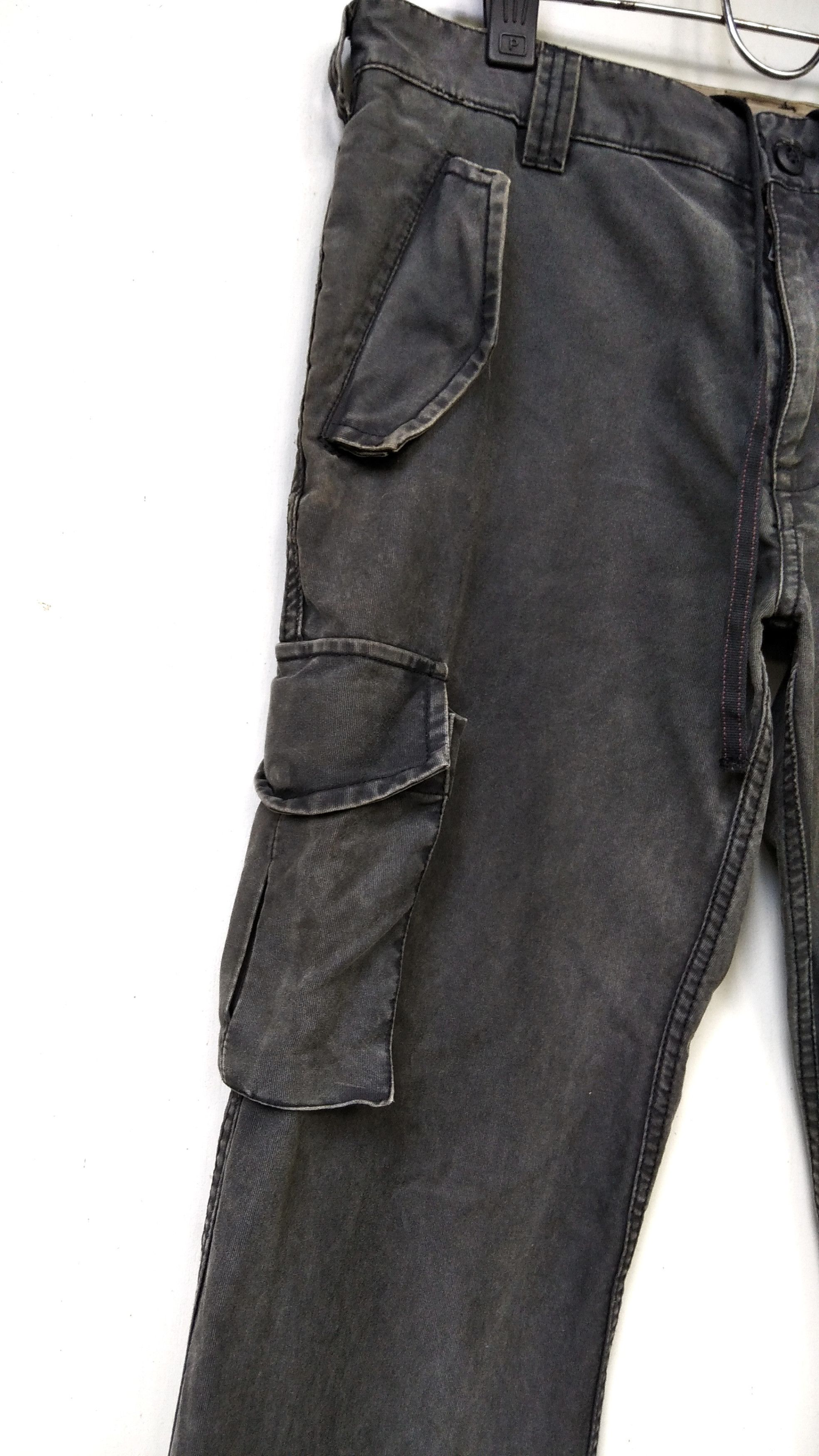 Japanese Brand Military Taktikal Plaid Black Cargo Pant Japanese Designer Size US 35 - 5 Thumbnail