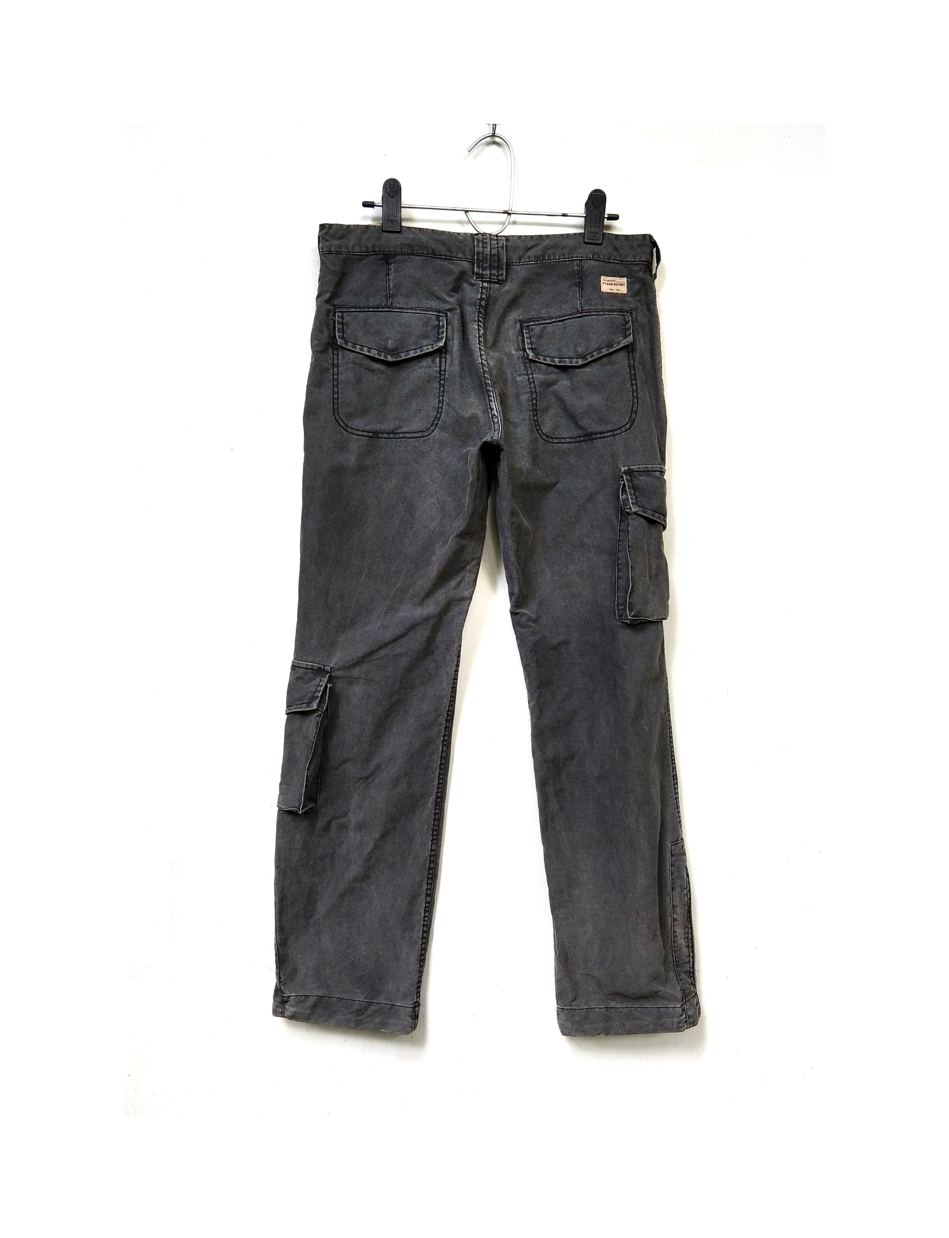 Japanese Brand Military Taktikal Plaid Black Cargo Pant Japanese Designer Size US 35 - 7 Thumbnail
