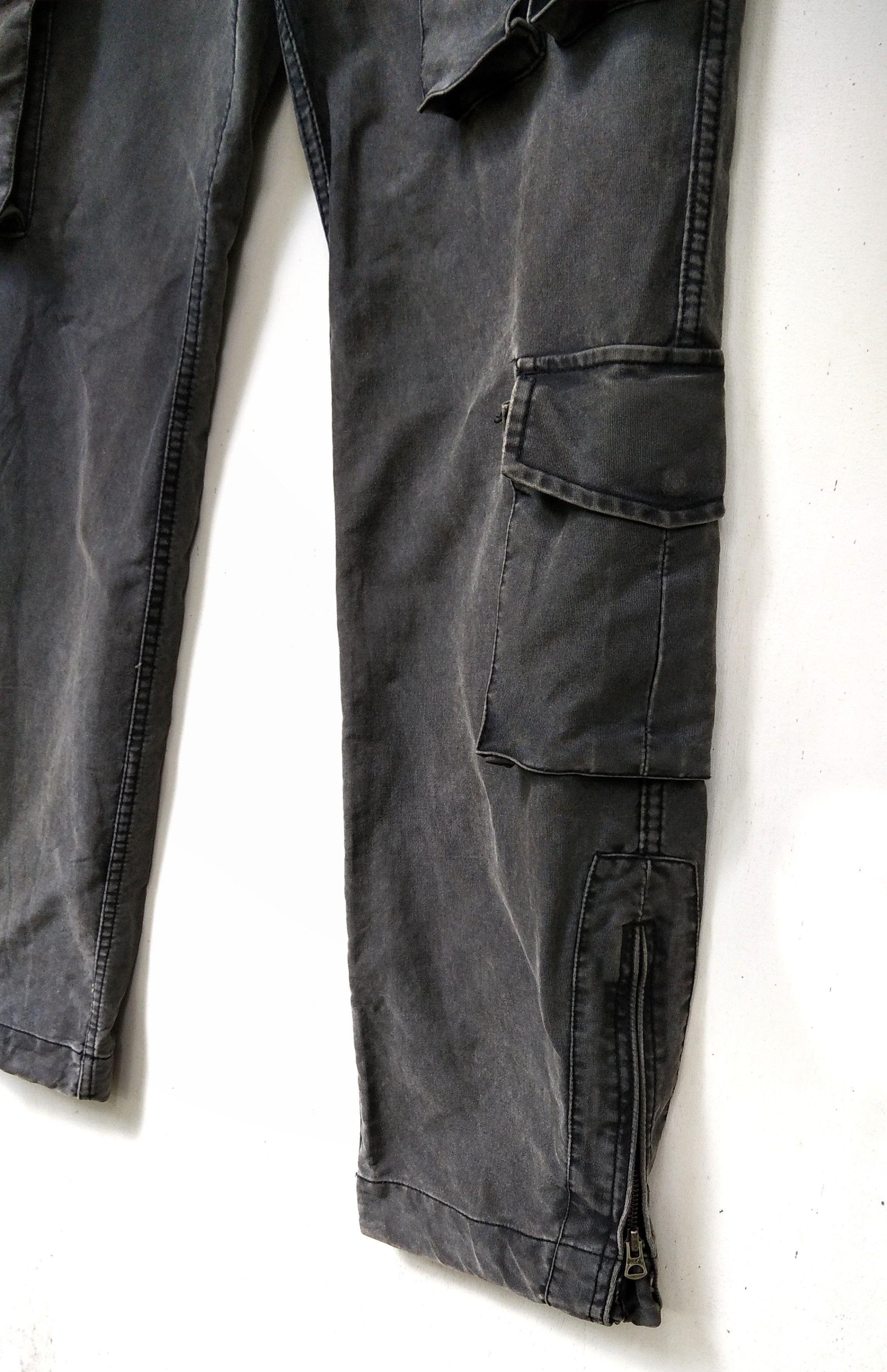 Japanese Brand Military Taktikal Plaid Black Cargo Pant Japanese Designer Size US 35 - 4 Thumbnail