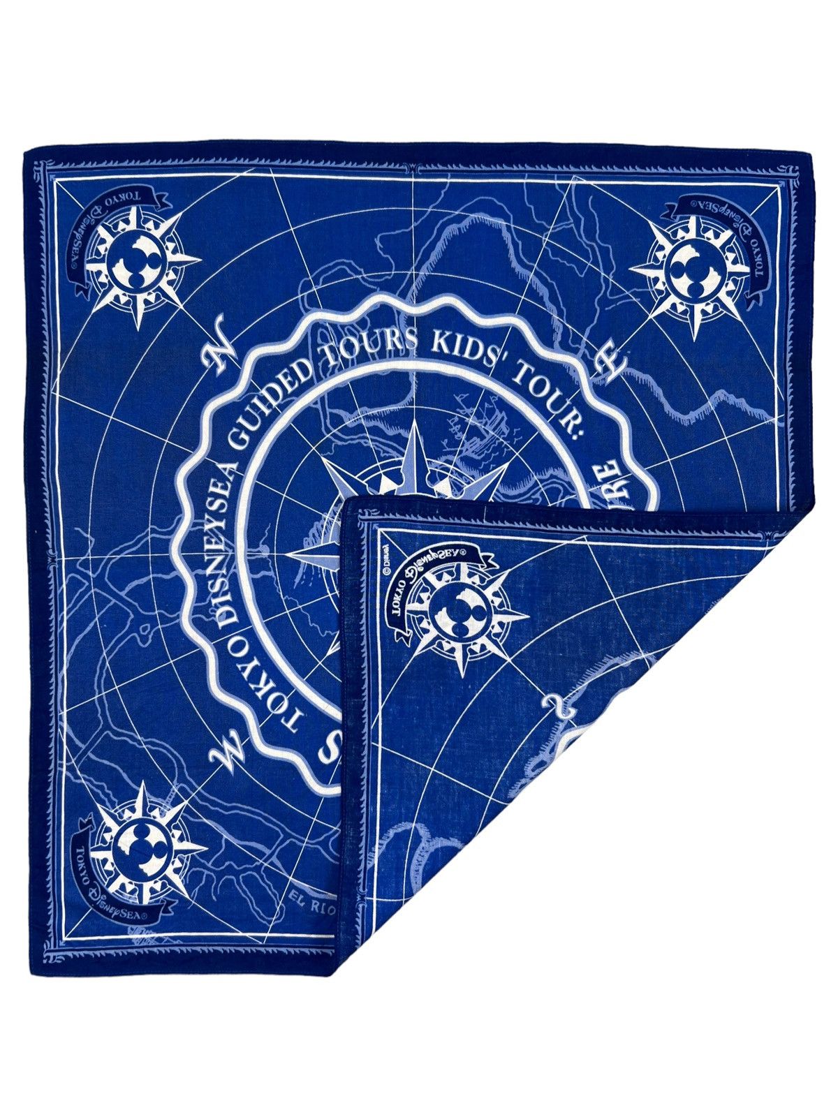 Disney Mickey Mouse Handkerchief Neckerchief Bandana Pocketsquare Size ONE SIZE - 3 Thumbnail
