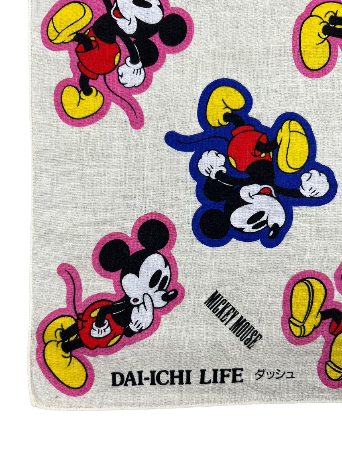 Disney Mickey Mouse Handkerchief Neckerchief Bandana Pocketsquare Size ONE SIZE - 2 Thumbnail