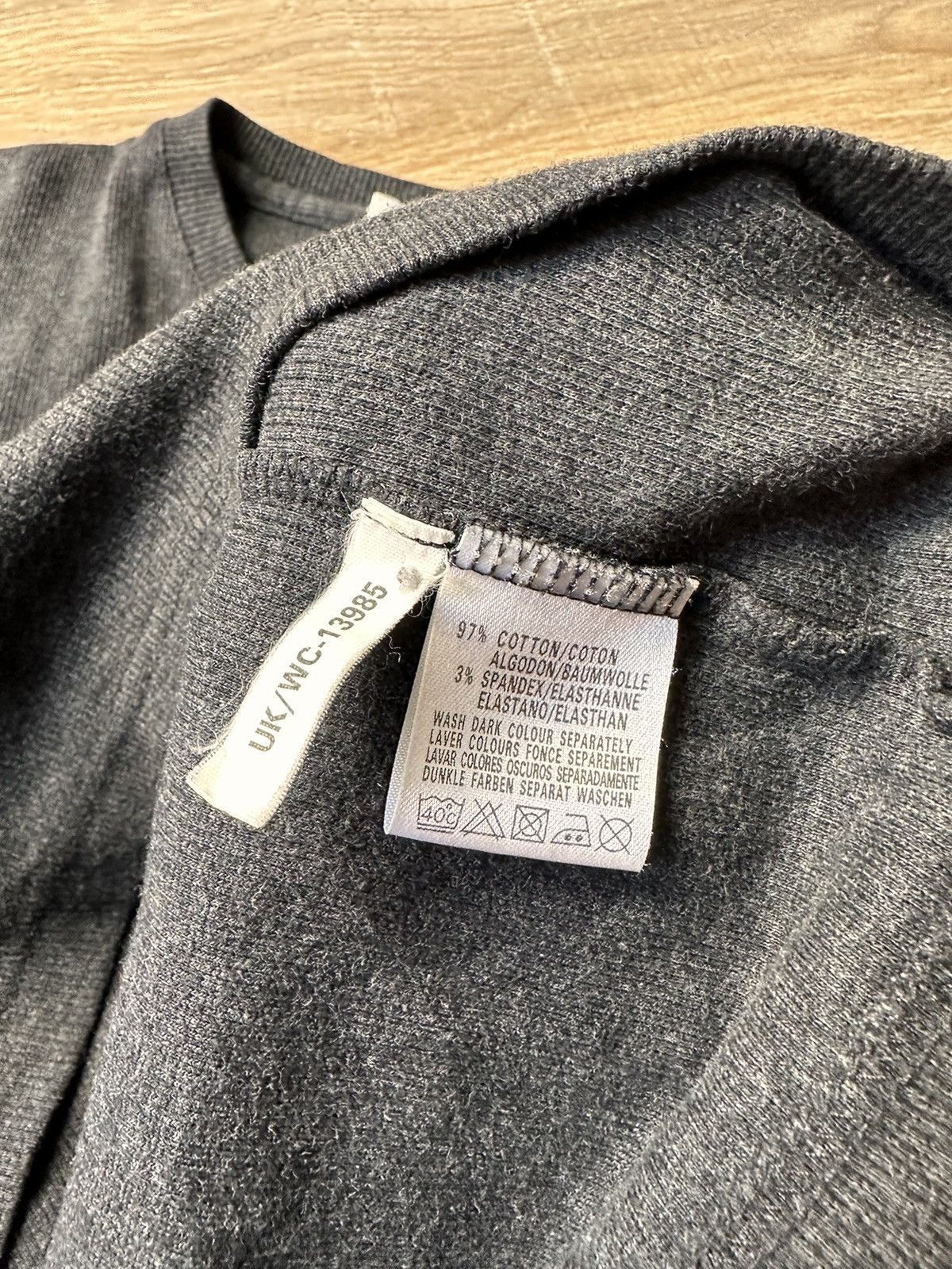 Saint Laurent Paris × Vintage × Yves Saint Laurent Saint Laurent Vintage Sweatshirt With Logo on the Sleeve Size US L / EU 52-54 / 3 - 5 Thumbnail
