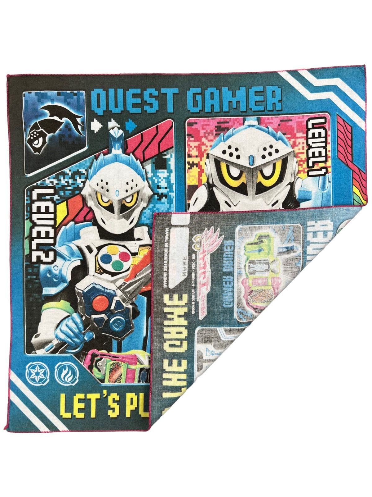 Japanese Brand Kamen Rider Handkerchief Neckerchief Bandana Pocketsquare Size ONE SIZE - 3 Thumbnail