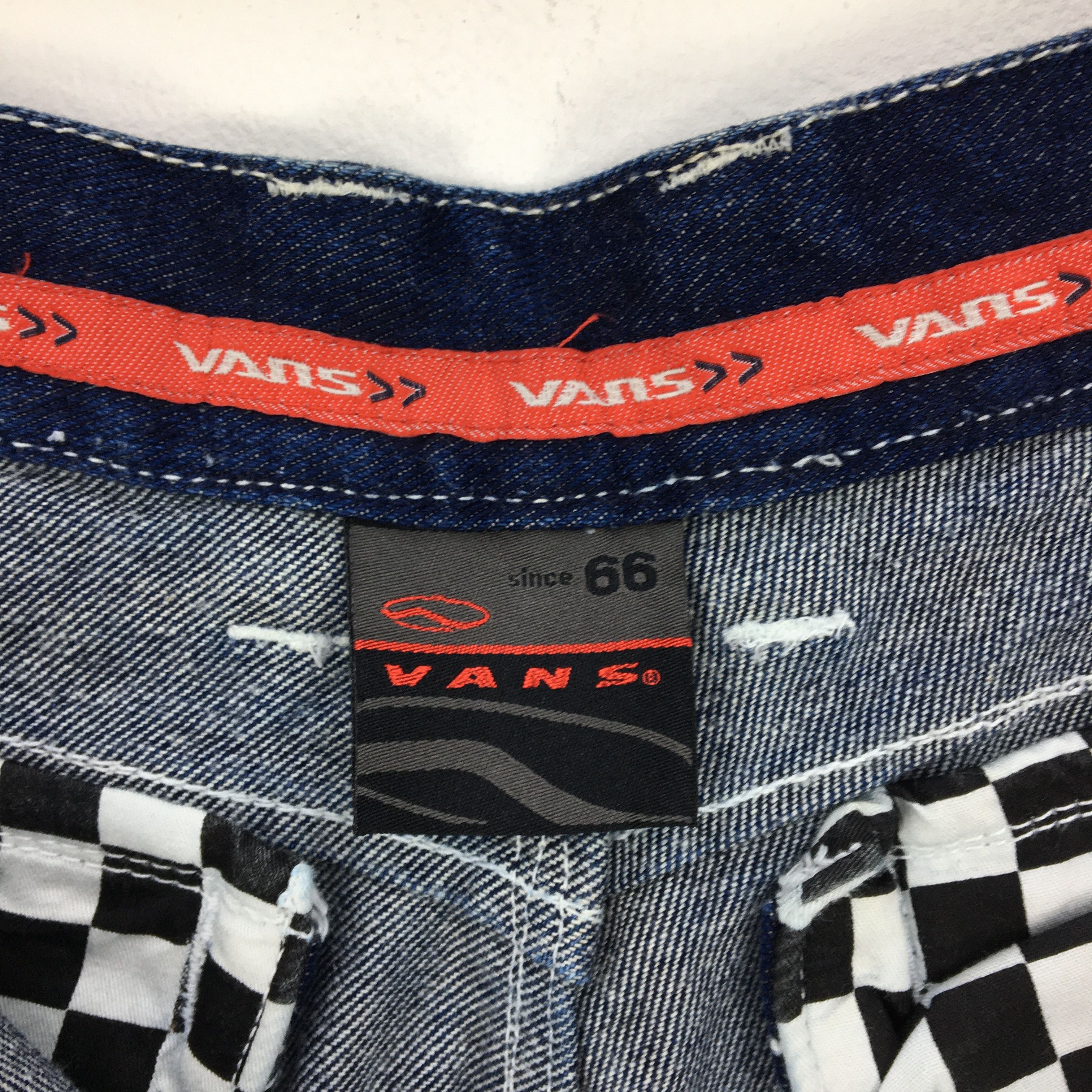 Vans Crazy Y2K Baggy Vans Cargo Jeans Vans Checkered Cyber Denim Size US 30 / EU 46 - 11 Thumbnail
