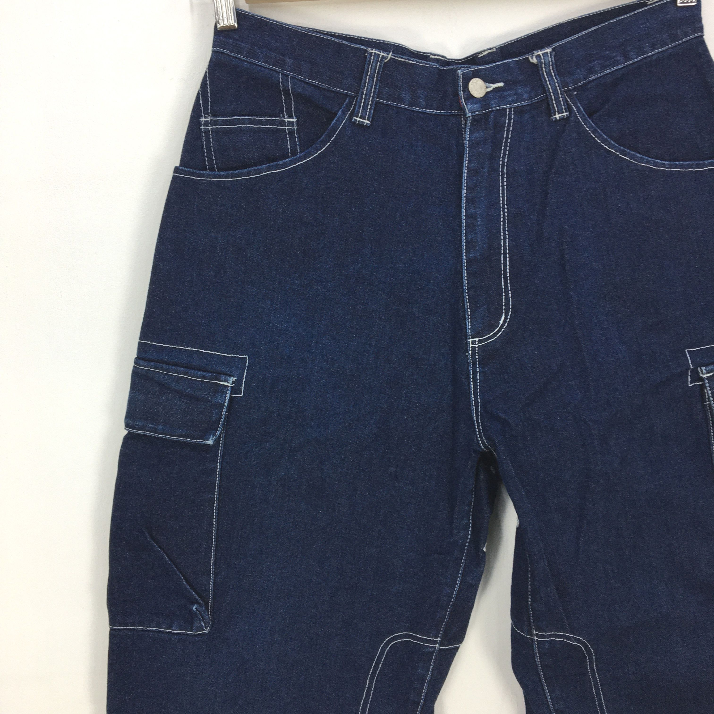 Vans Crazy Y2K Baggy Vans Cargo Jeans Vans Checkered Cyber Denim Size US 30 / EU 46 - 4 Thumbnail