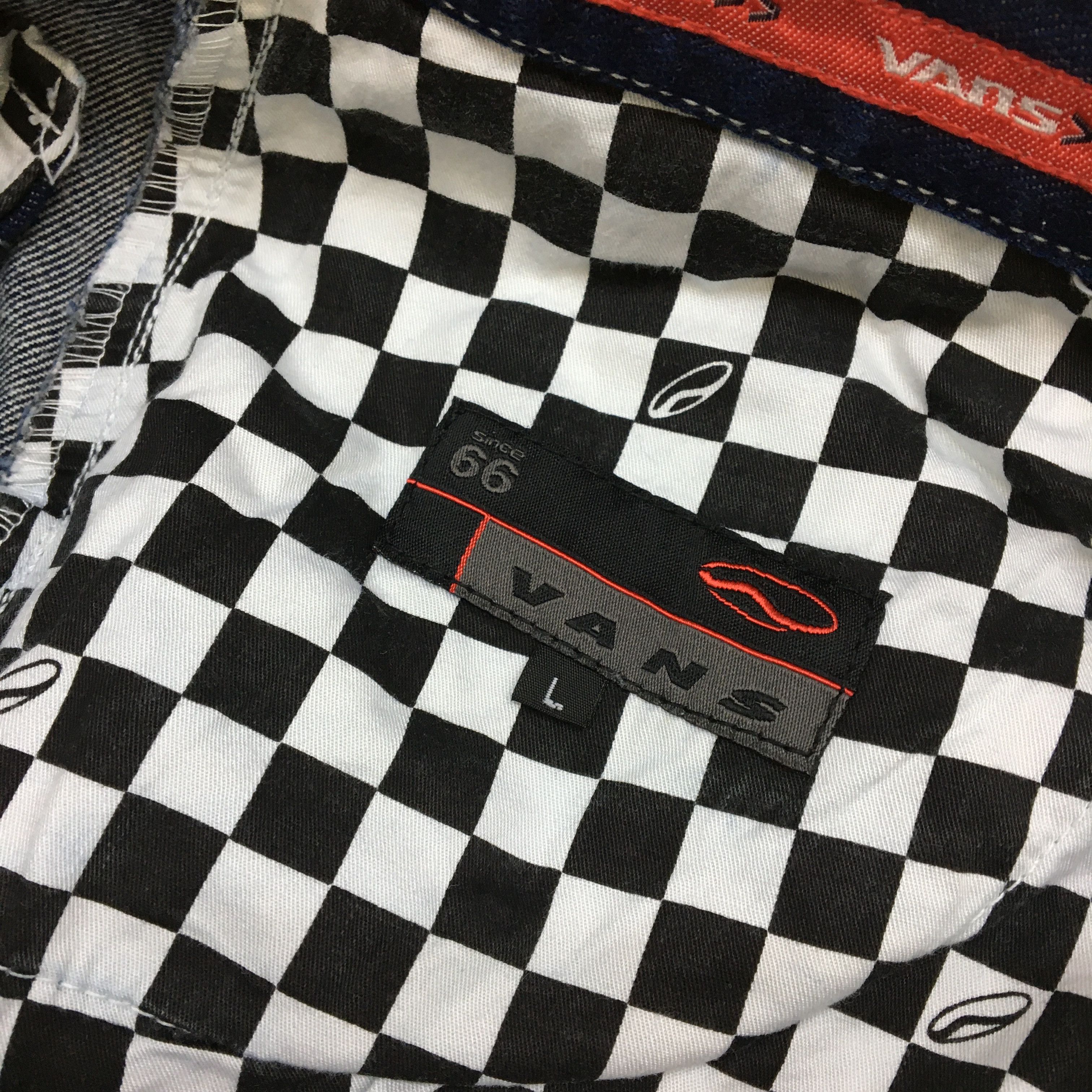 Vans Crazy Y2K Baggy Vans Cargo Jeans Vans Checkered Cyber Denim Size US 30 / EU 46 - 12 Thumbnail