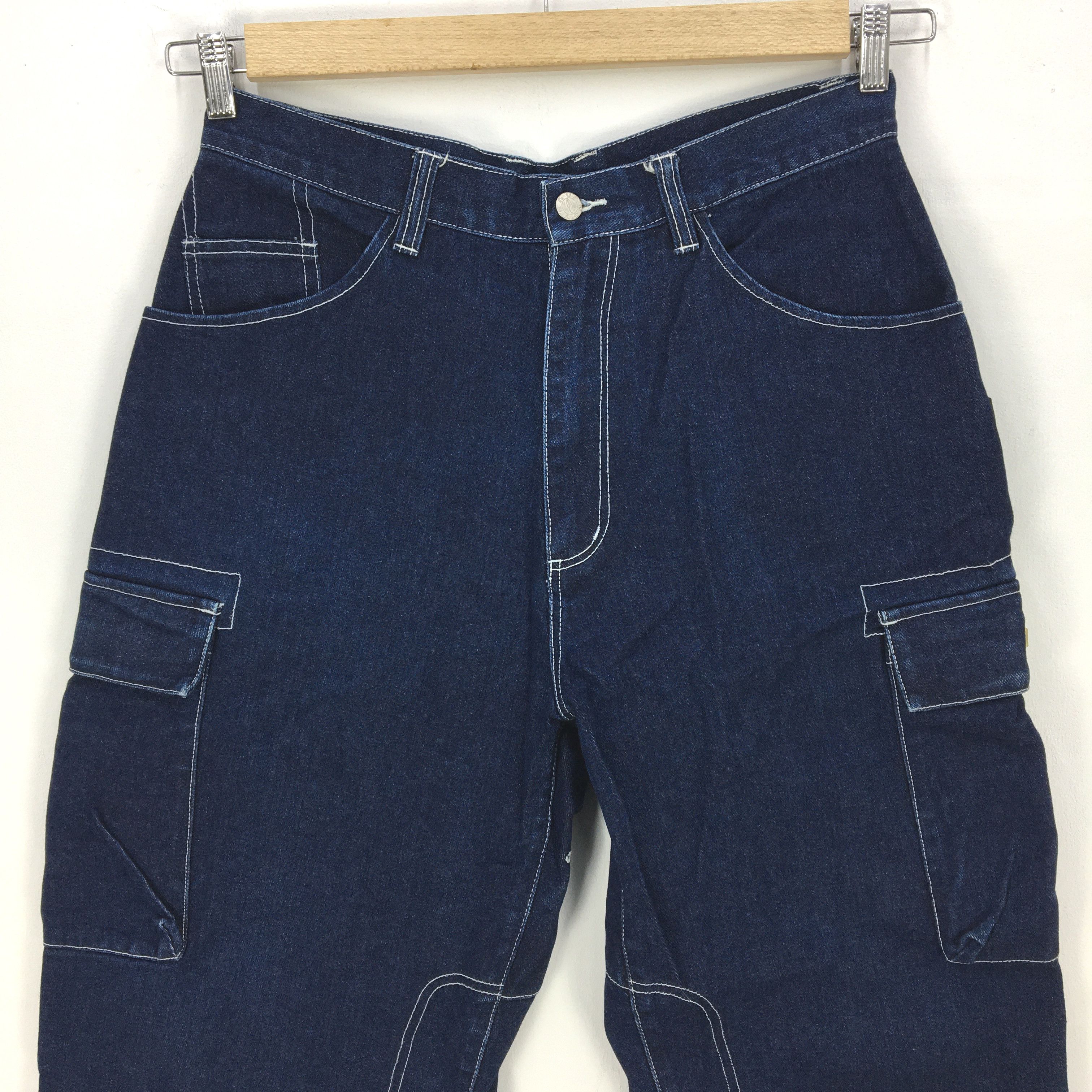 Vans Crazy Y2K Baggy Vans Cargo Jeans Vans Checkered Cyber Denim Size US 30 / EU 46 - 3 Thumbnail