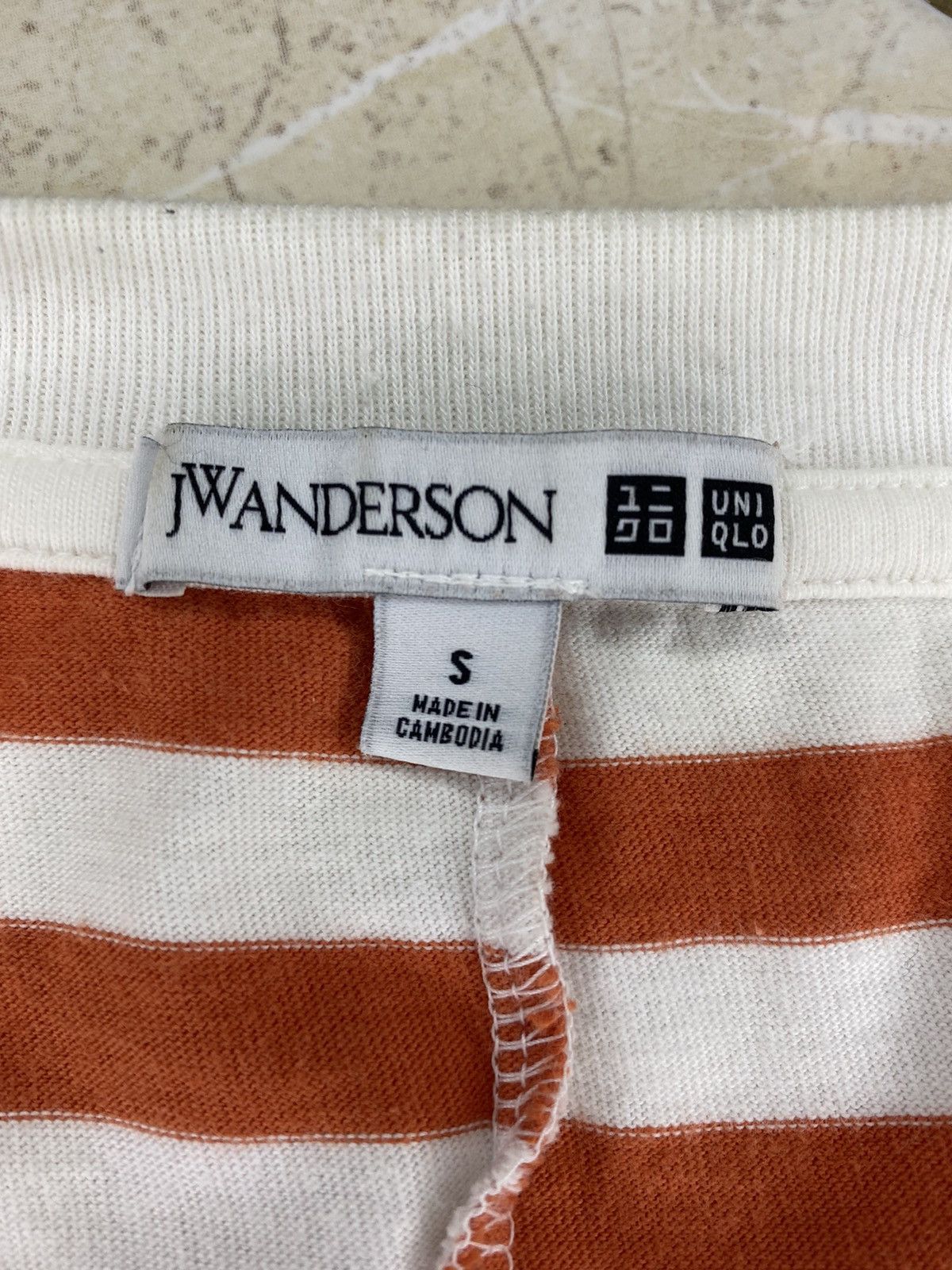 Japanese Brand J.W. Anderson Uniqlo Split Stripe Pocket Tee Size US S / EU 44-46 / 1 - 6 Thumbnail