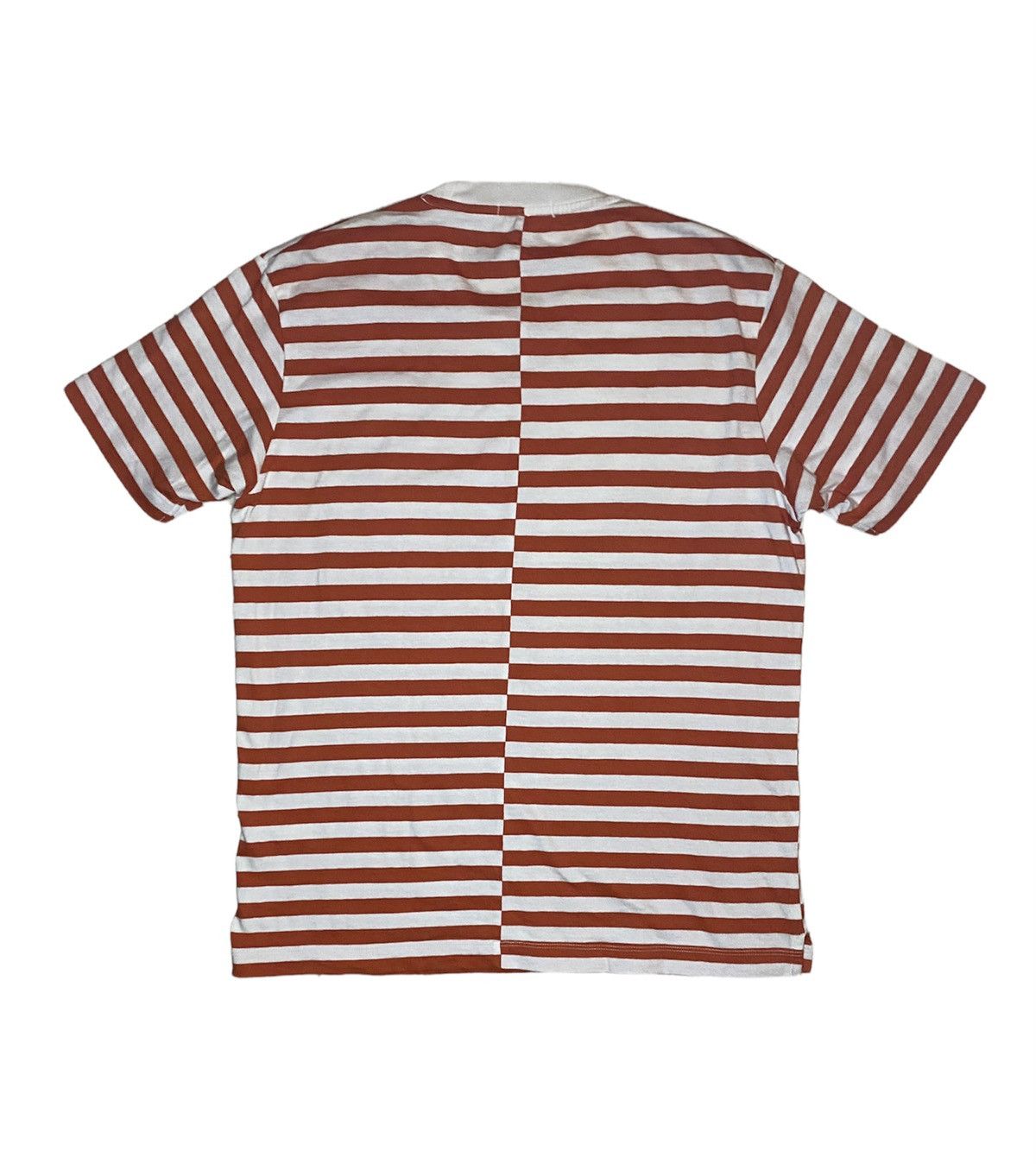 Japanese Brand J.W. Anderson Uniqlo Split Stripe Pocket Tee Size US S / EU 44-46 / 1 - 2 Thumbnail