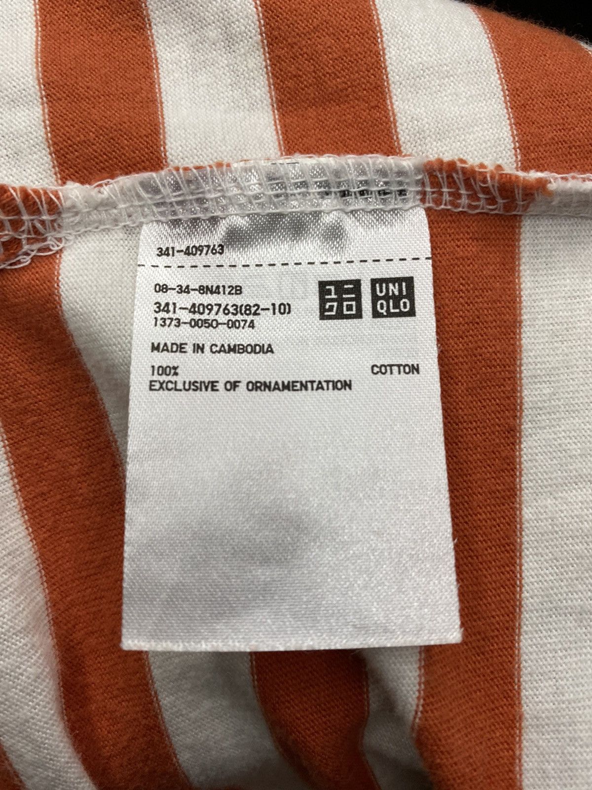 Japanese Brand J.W. Anderson Uniqlo Split Stripe Pocket Tee Size US S / EU 44-46 / 1 - 7 Thumbnail