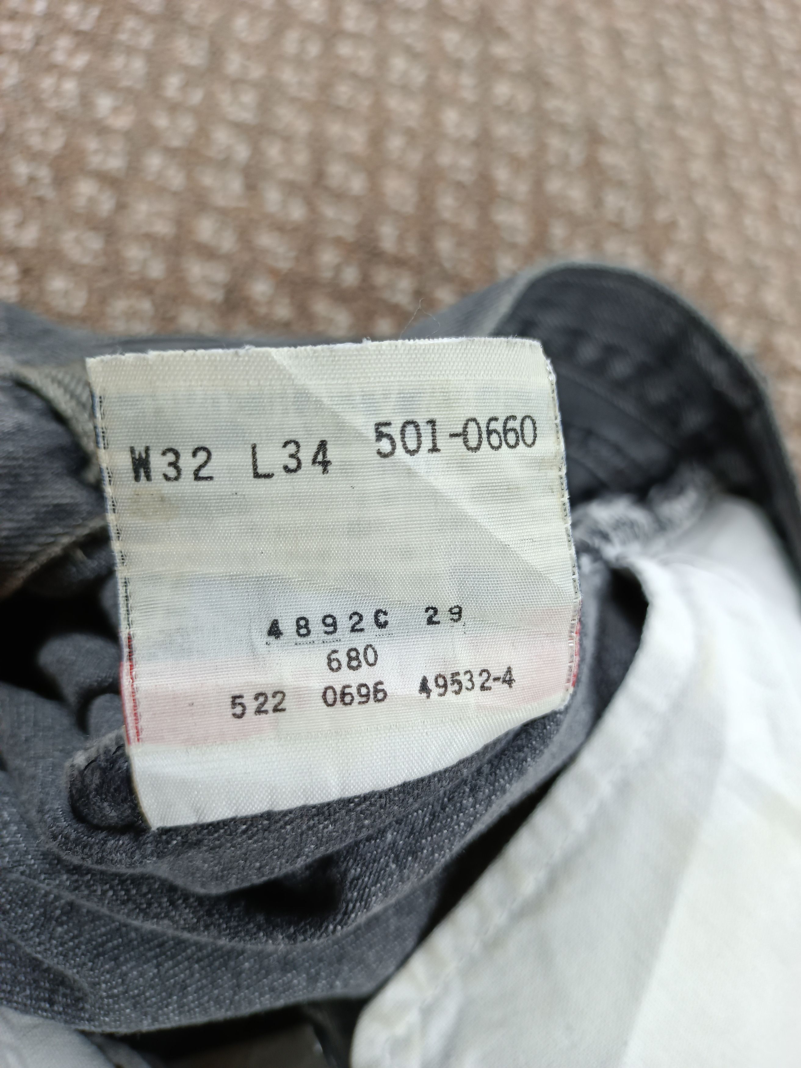 Levi's Vintage Levis 501 faded black Size US 32 / EU 48 - 11 Thumbnail