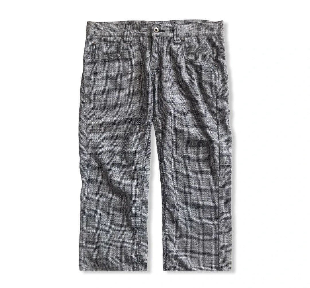Japanese Brand × Plus One Clothing Japanese Brand Plus One Checkered Tartan Pant Size US 34 / EU 50 - 2 Thumbnail