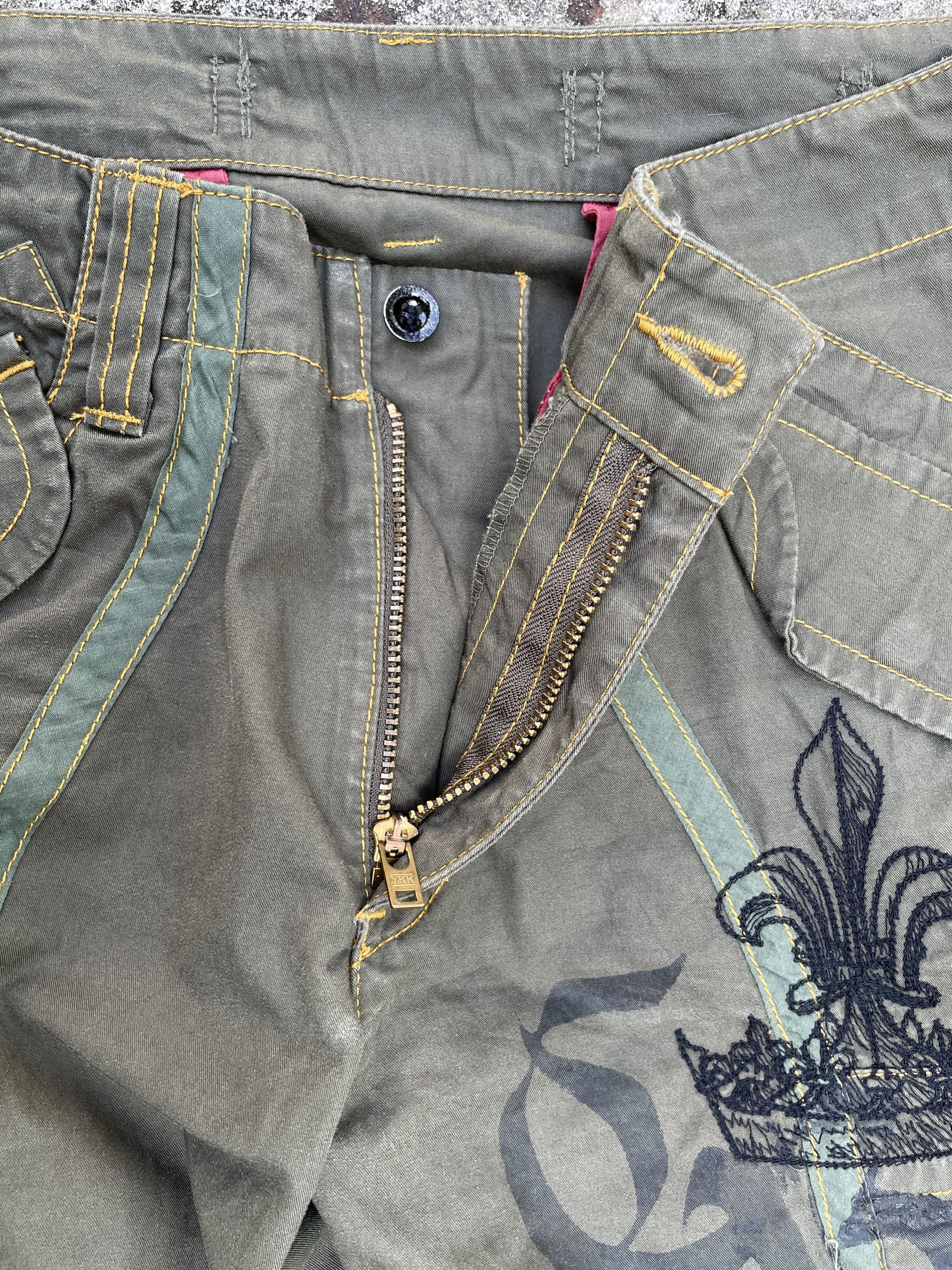 Japanese Brand Japanese Zipper Flare Bondage Cargo Pant Size US 31 - 7 Thumbnail