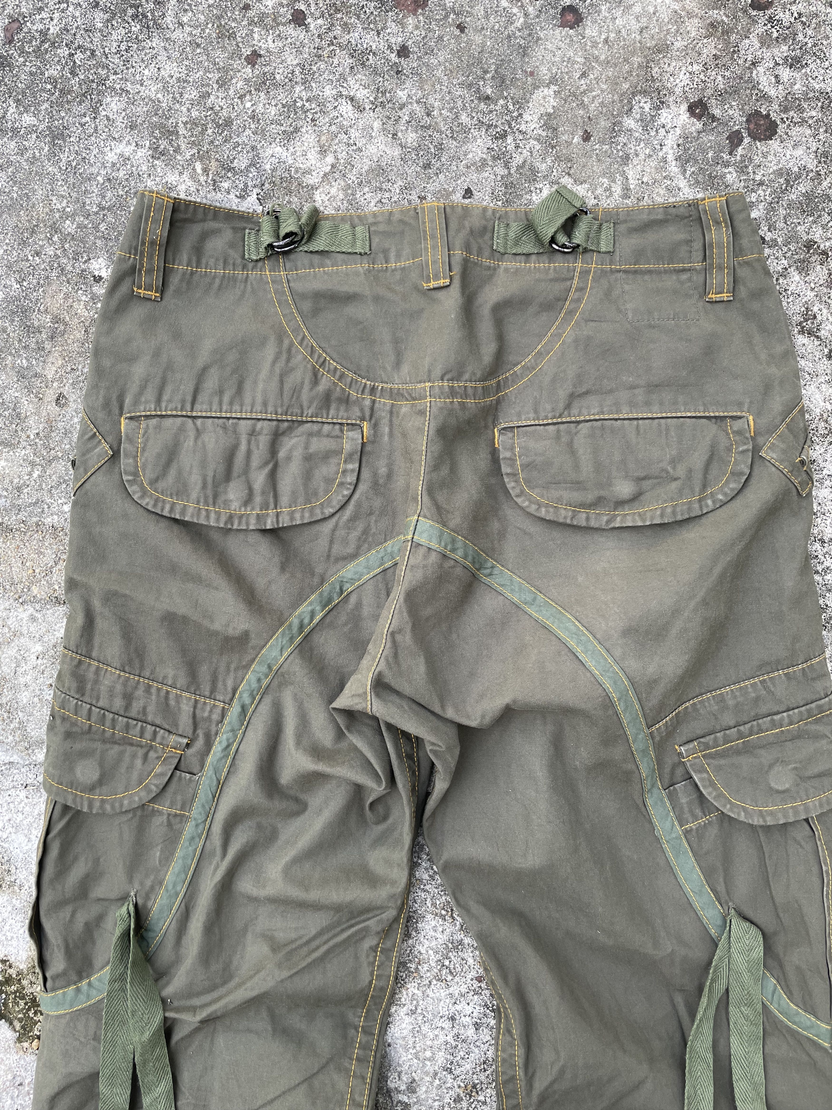 Japanese Brand Japanese Zipper Flare Bondage Cargo Pant Size US 31 - 9 Thumbnail