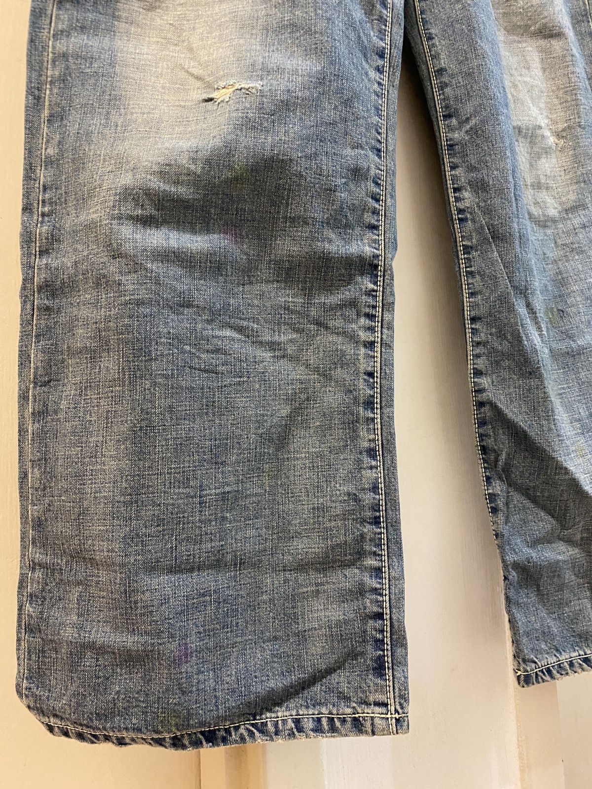 Issey Miyake 🔥🔥💰💰Sunao kuwahara Denim cropped jeans men Size US 33 - 5 Thumbnail