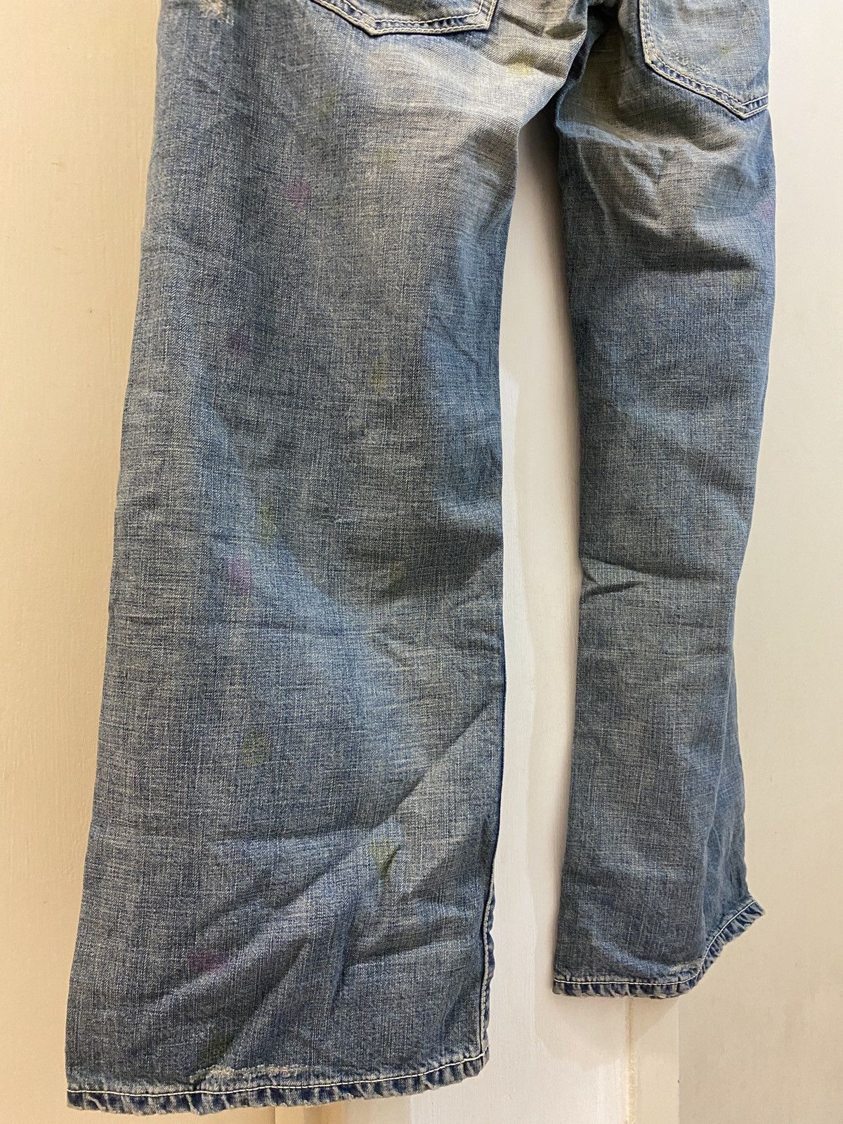 Issey Miyake 🔥🔥💰💰Sunao kuwahara Denim cropped jeans men Size US 33 - 10 Thumbnail