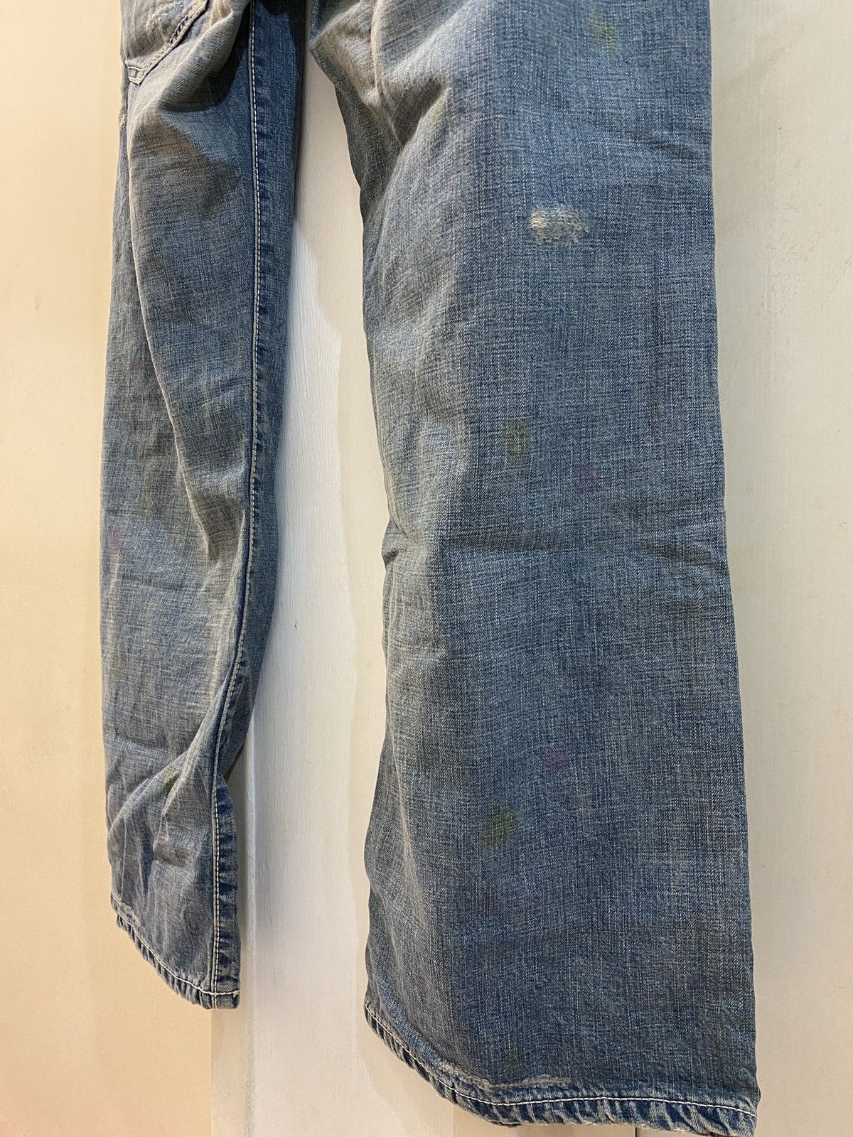 Issey Miyake 🔥🔥💰💰Sunao kuwahara Denim cropped jeans men Size US 33 - 12 Thumbnail